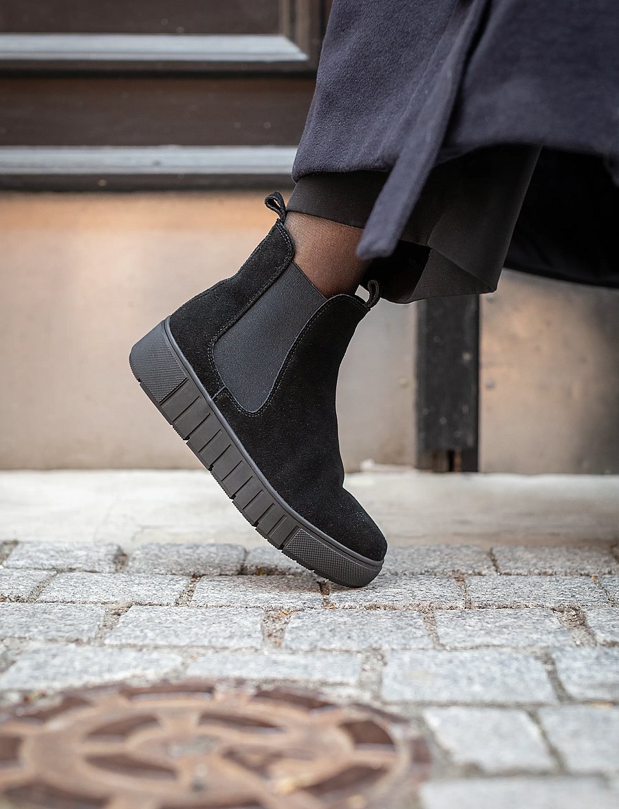 Duffy - PIZZONI UNO - chelsea boots - black - 0