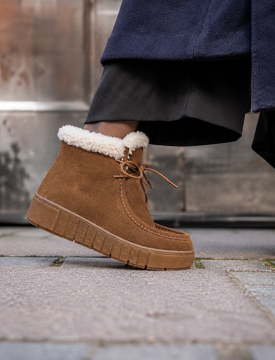 Duffy - PIZZONI TRE - winter boots - camel - 0