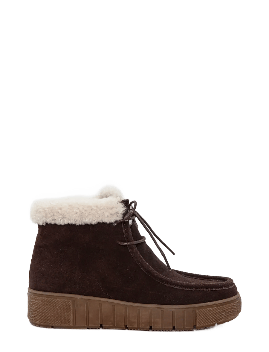 Duffy - PIZZONI TRE - winter boots - dark brown - 1