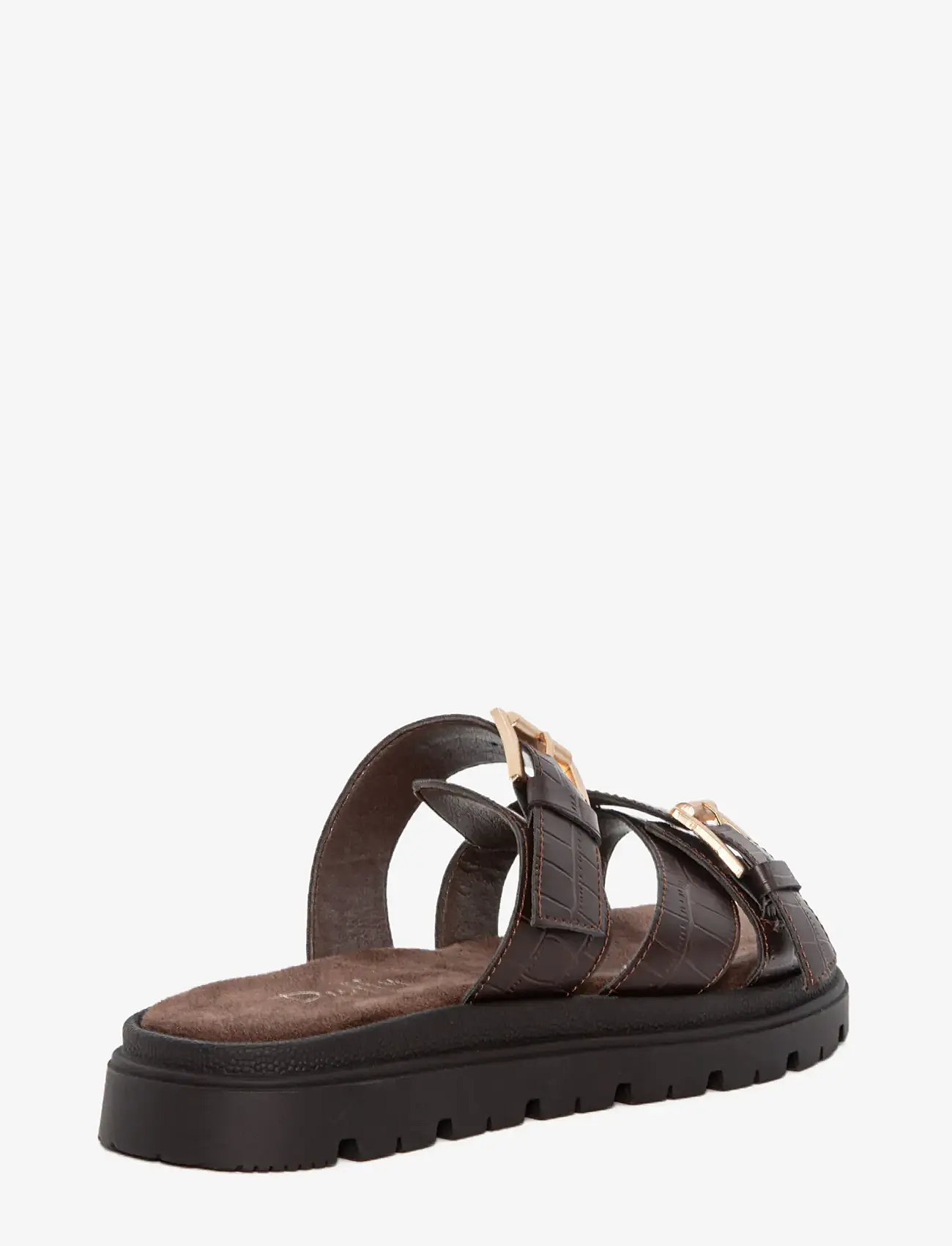 Duffy - GALLARATE TRE - flache sandalen - dark brown - 2