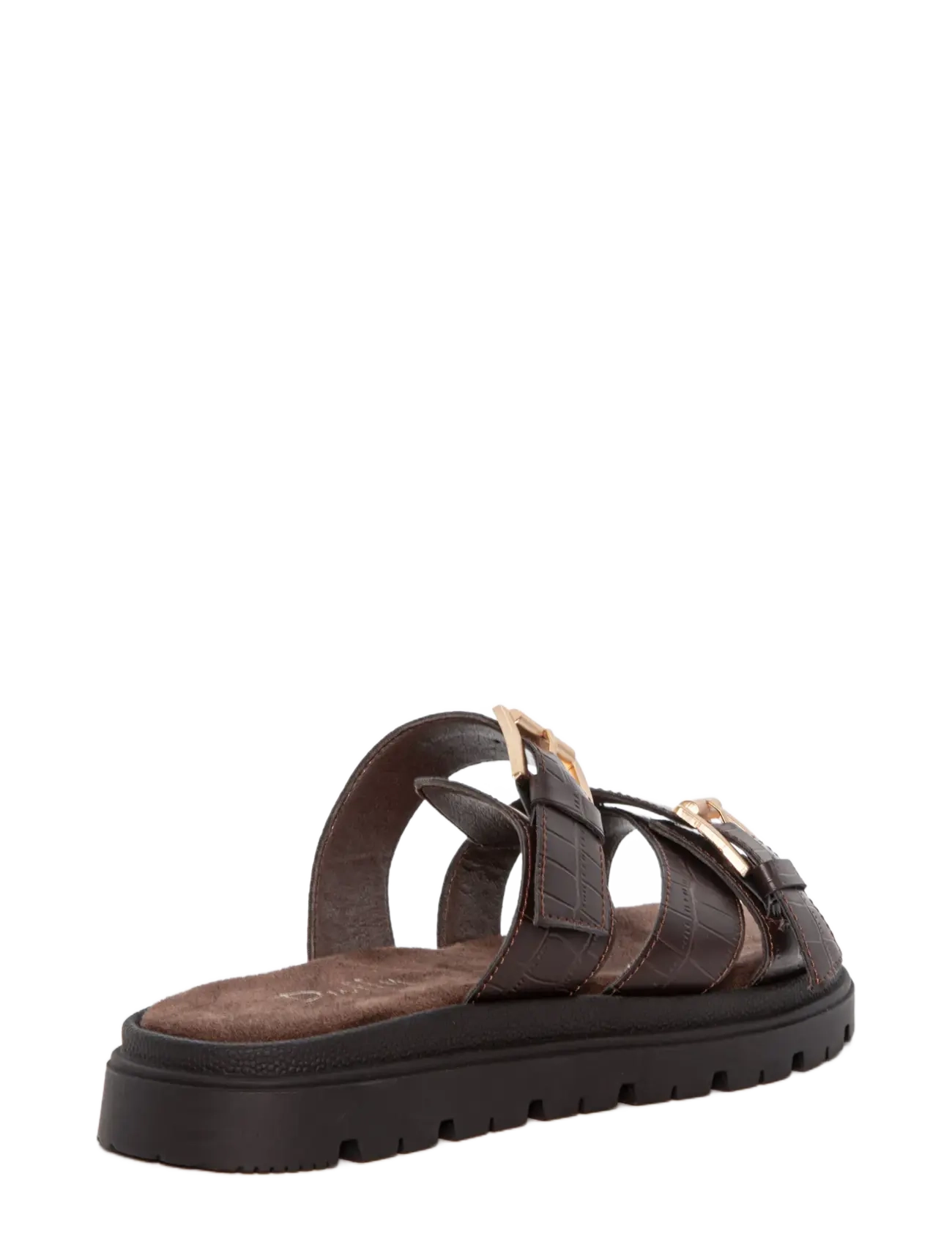 Duffy - GALLARATE TRE - platta sandaler - dark brown - 2