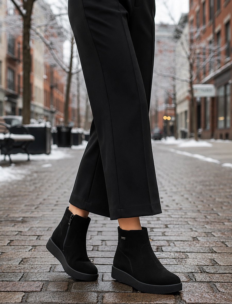 Duffy - LIZZANO TRE - flat ankle boots - black - 0
