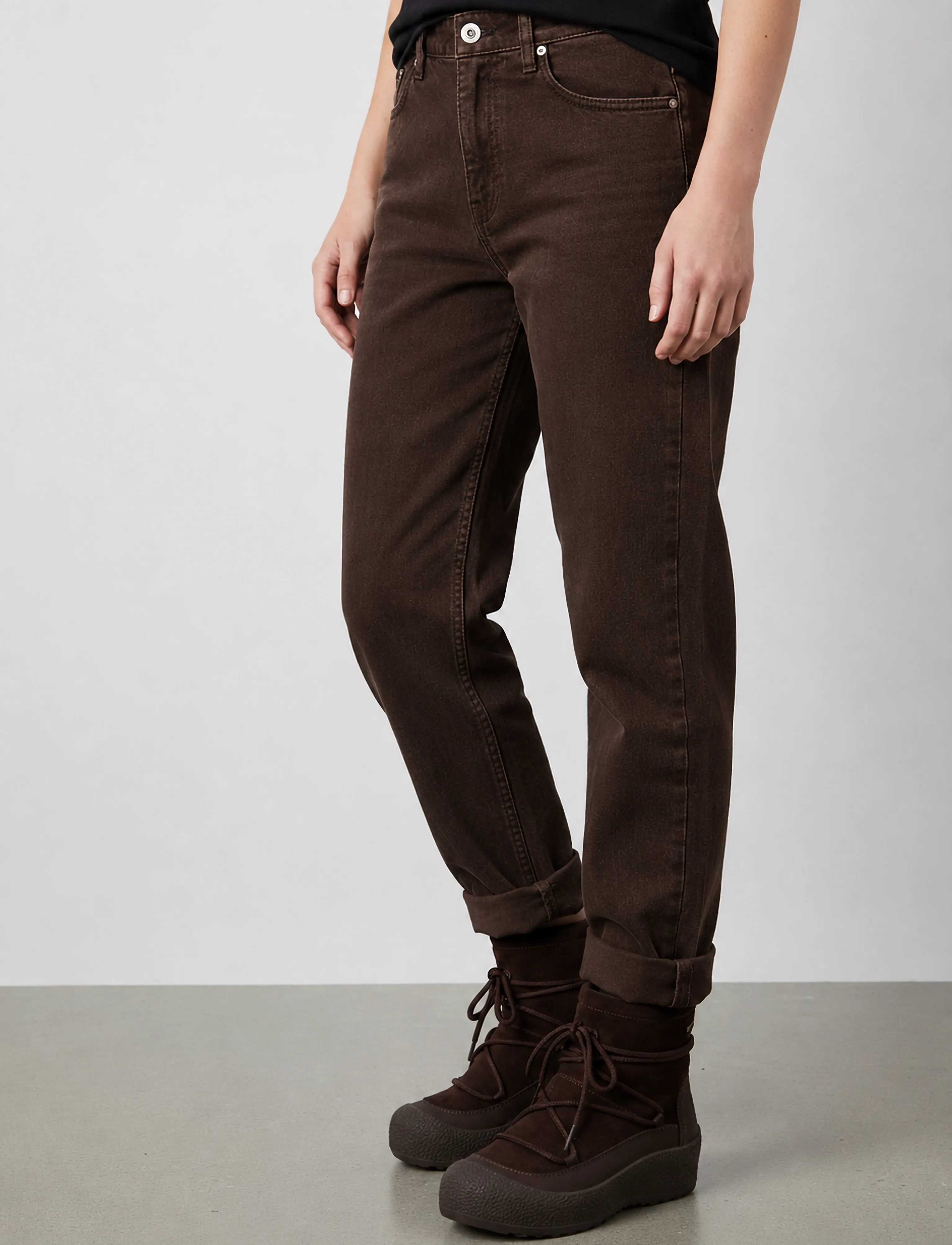Duffy Casale Tre, Damen, Winterstiefel Mit Schnürung, Braun, Gr.39
