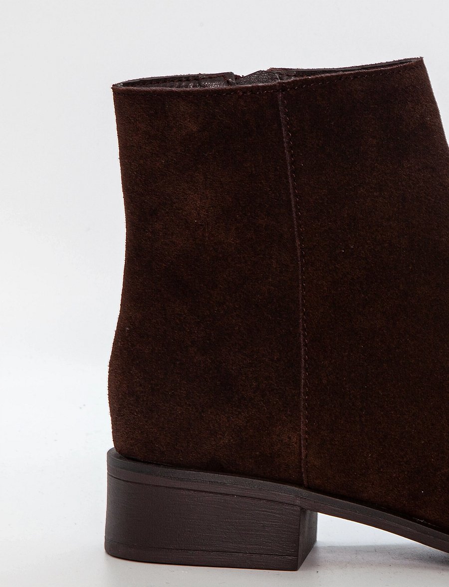 Duffy - TREPANI UNO - heeled ankle boots - dark brown - 4