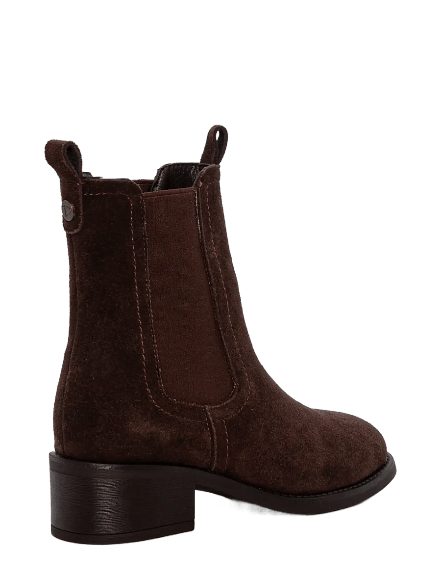 Duffy - MARENVE CINQUE - flat ankle boots - dark brown - 3