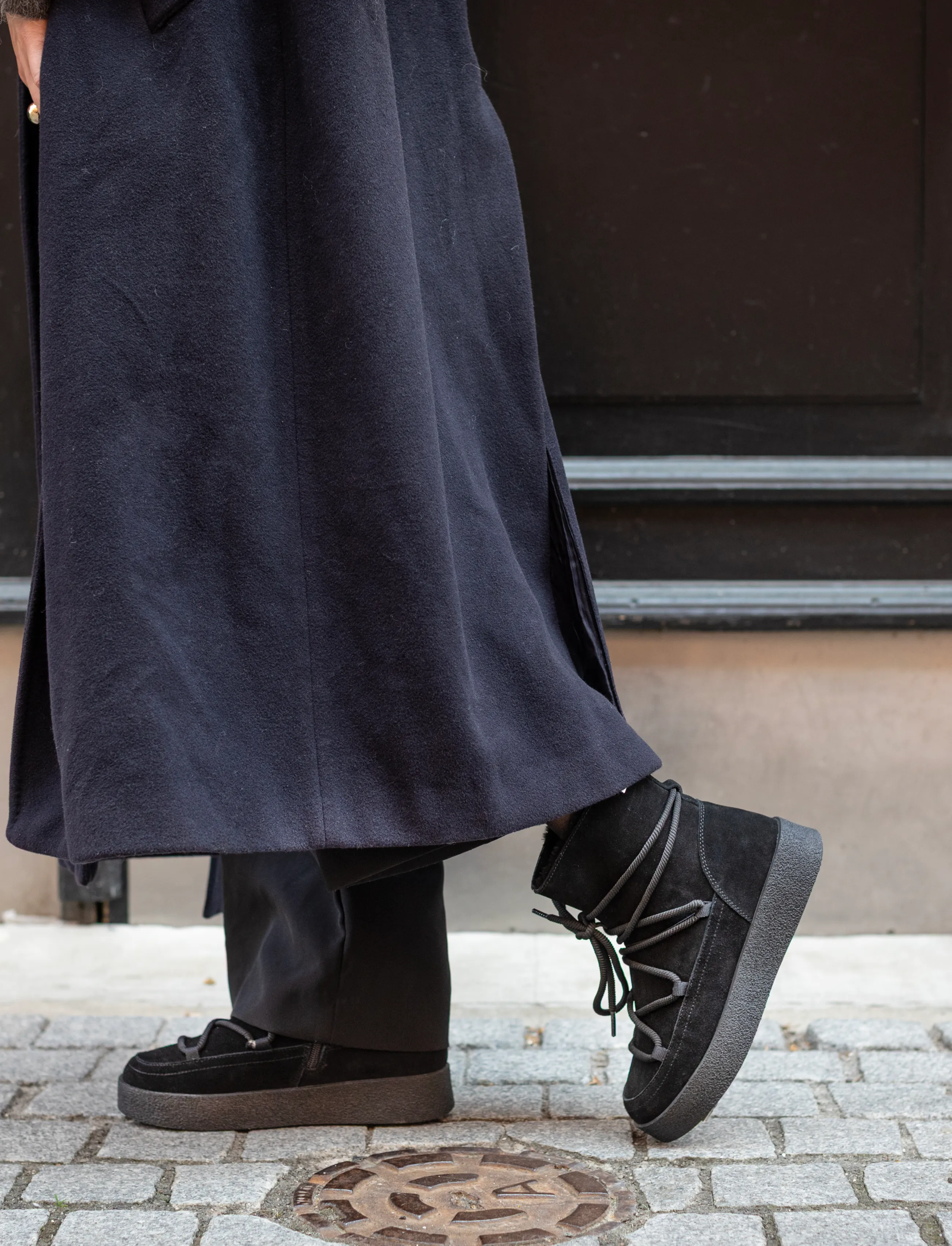 Duffy Lizzano Quattro, Damen, Winterstiefel Mit Schnürung, Schwarz, Gr.38
