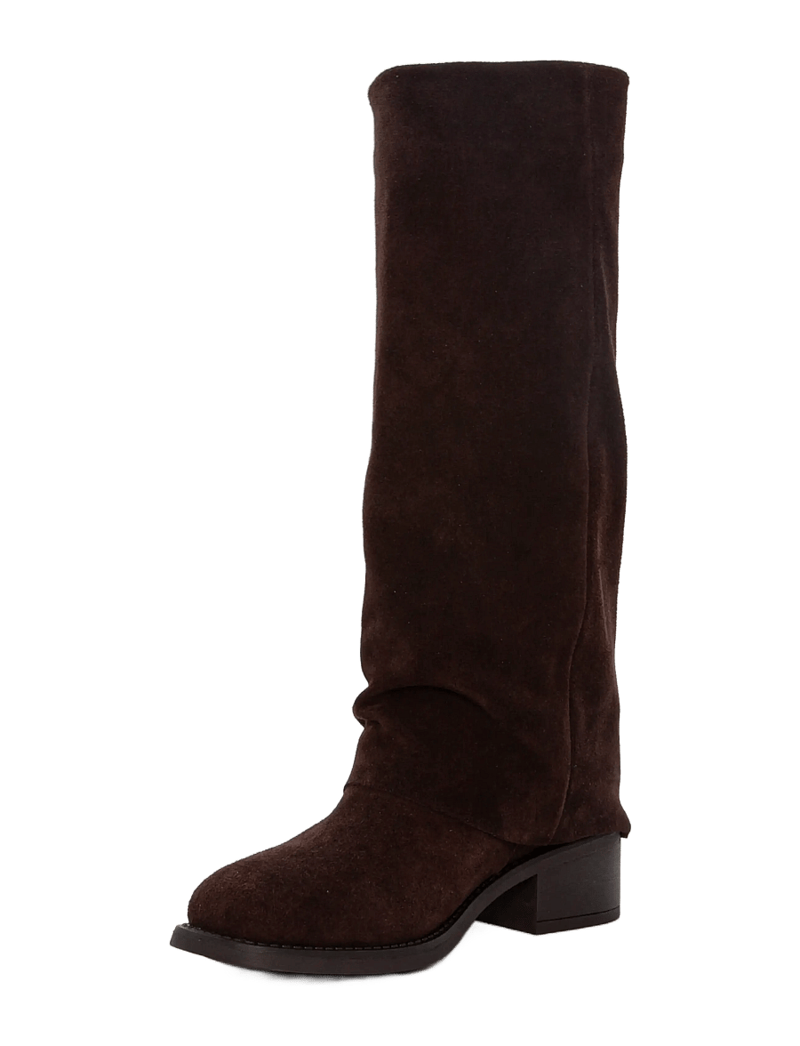 Duffy - TROPEA DUE - põlveni saapad - dark brown - 2
