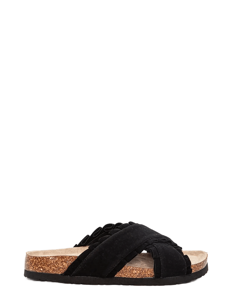 Duffy - FLORENS UNO - flache sandalen - black - 0