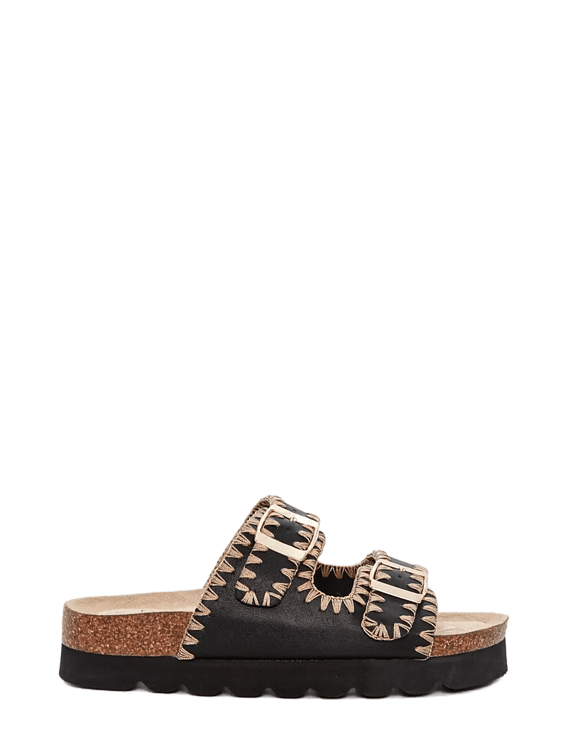 Duffy - ROMA NOVE - platvorm sandaalid - black - 0