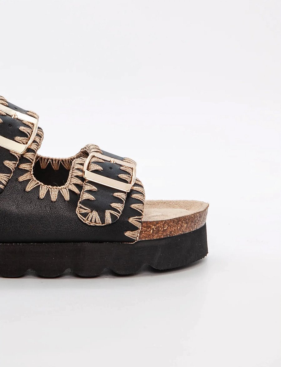 Duffy - ROMA NOVE - platform sandals - black - 3