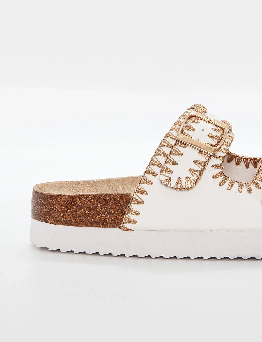 Duffy - ROMA NOVE - platform sandals - white - 3