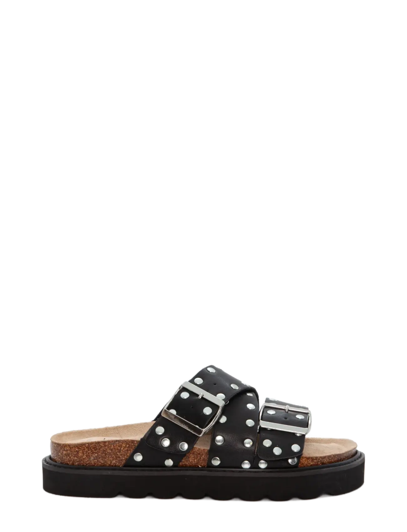Duffy Capri Uno, 38, Black, Sandals > Platform Sandals, Dame