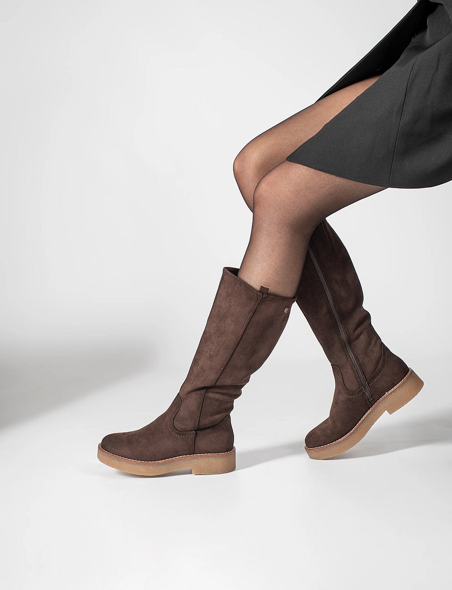 Duffy - CESENA UNO - knee high boots - dark brown - 0