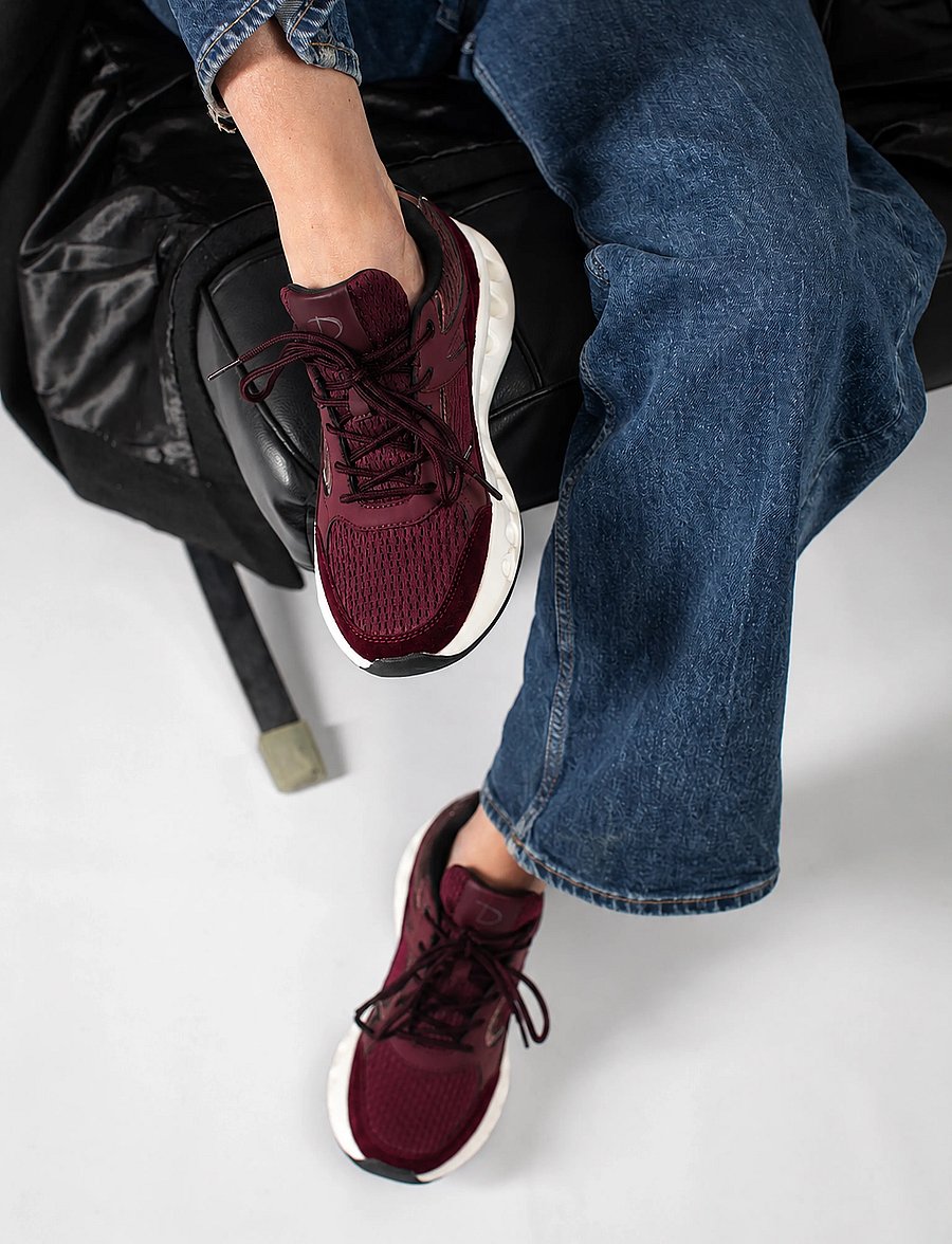 Duffy - PORDENONE DUE - plateau-sneaker - bordo - 0