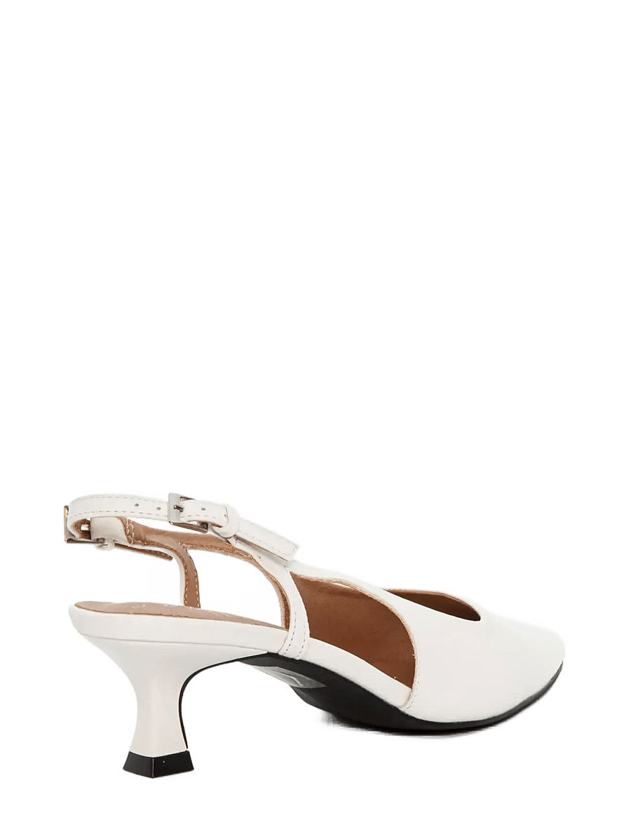 Duffy - LAVELLO UNO - högklackade slingbacks - white - 2
