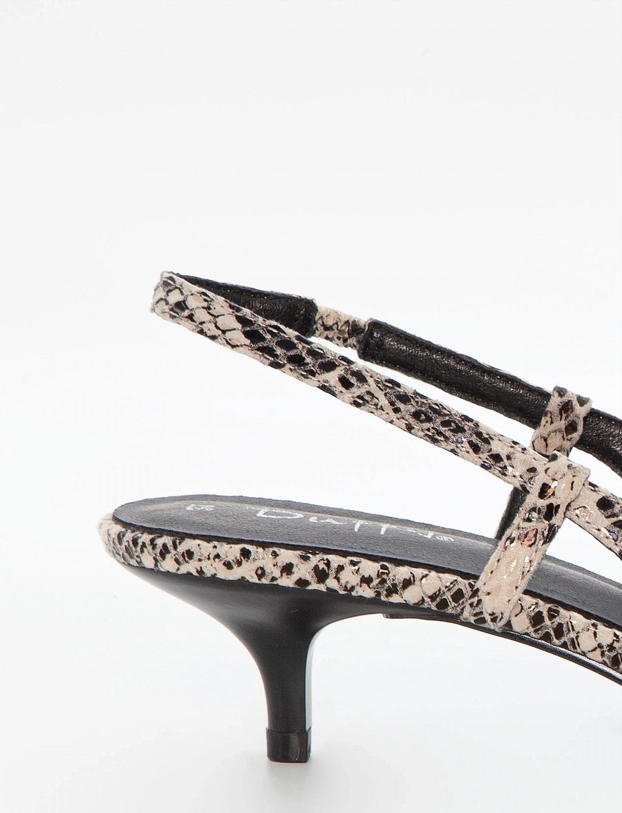 Duffy - POMEZIA UNO - slingbacks med hæle - black/multi - 3