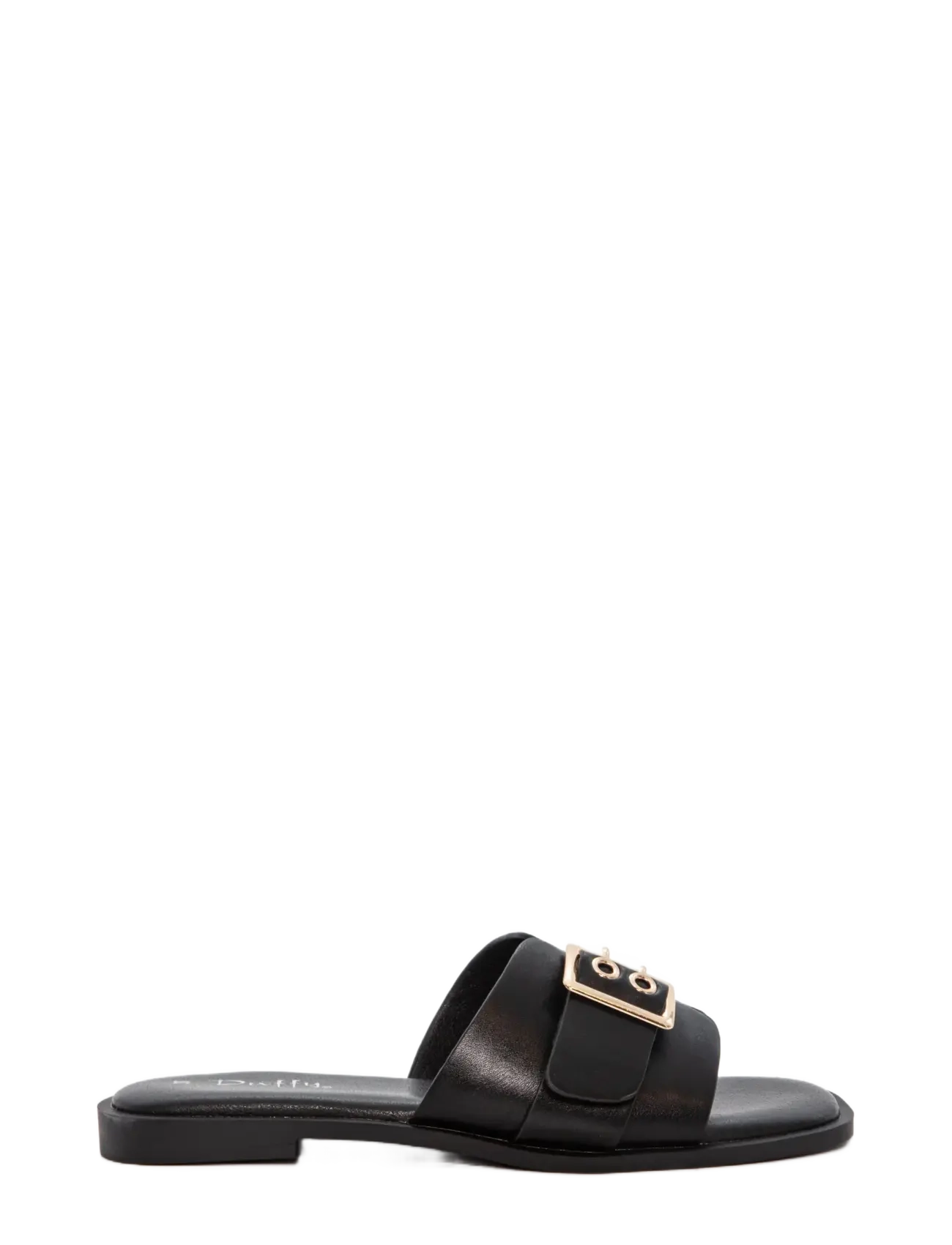 Duffy Sciabani Uno, 41, Black, Sandaler > Flade Sandals, Dame