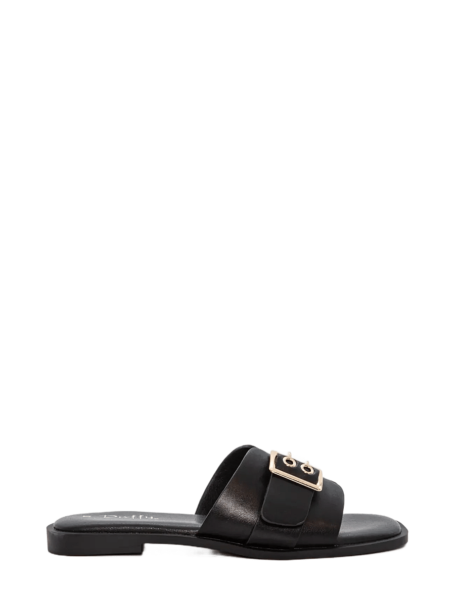 Duffy - SCIABANI UNO - flache sandalen - black - 0