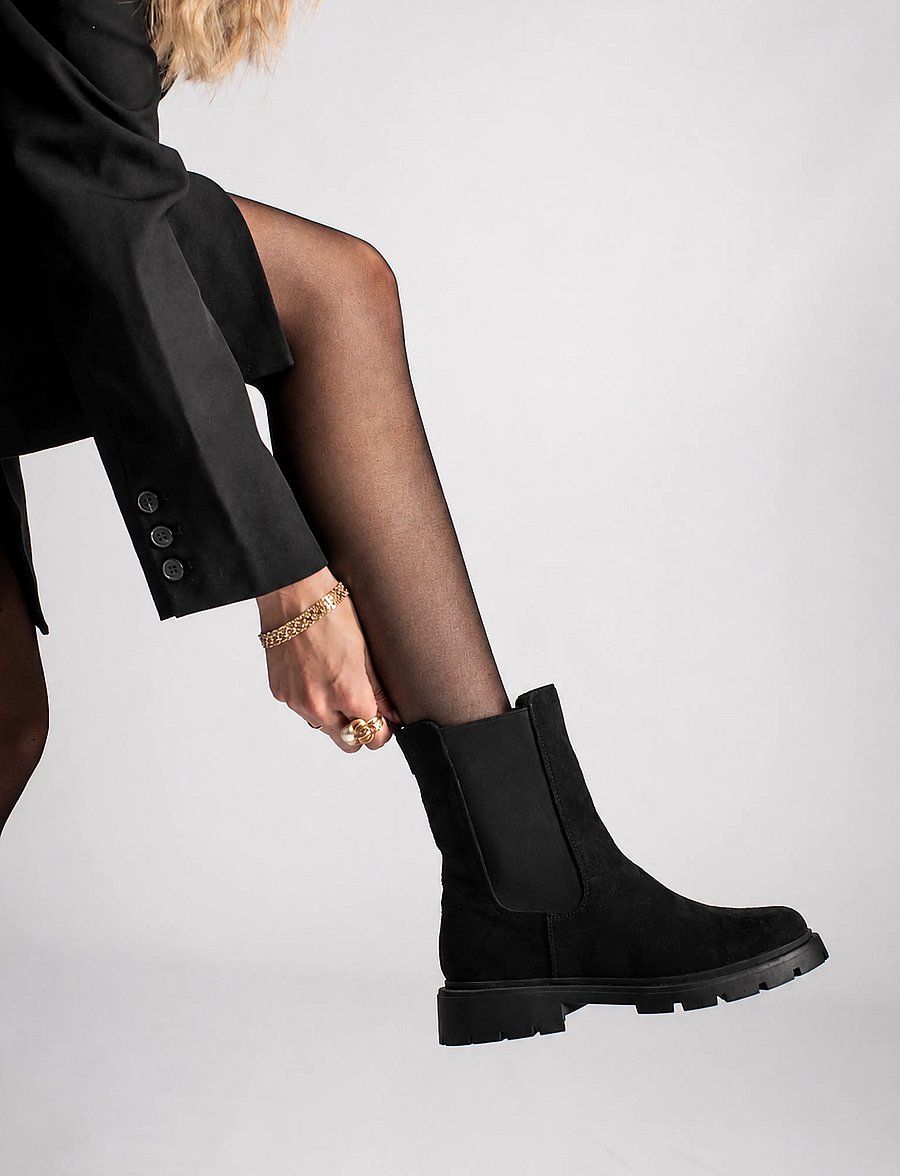 Duffy - VENOSA DUE - chelsea boots - black - 0