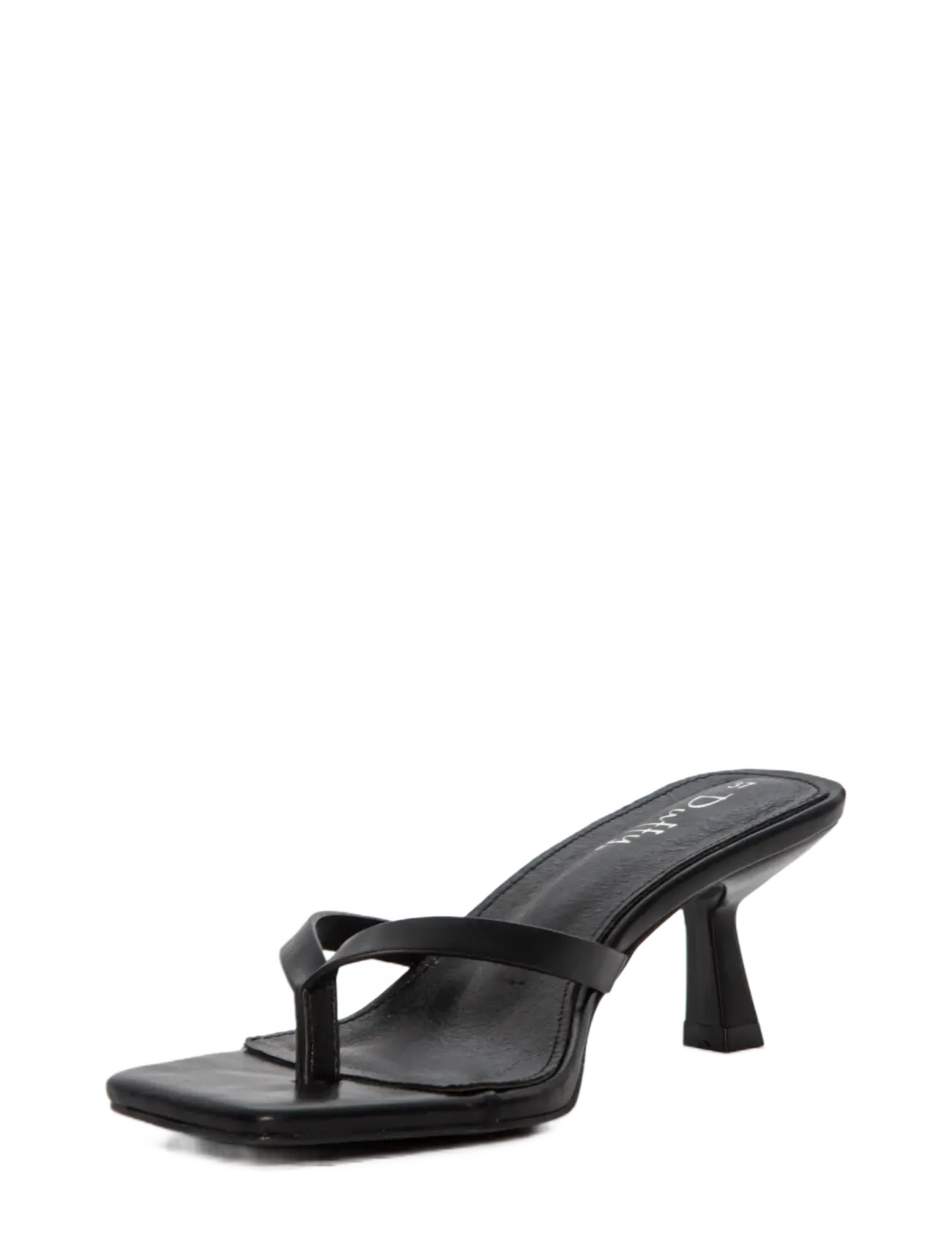 Duffy - CASELLO UNO - pantoletten mit absätzen - black - 2