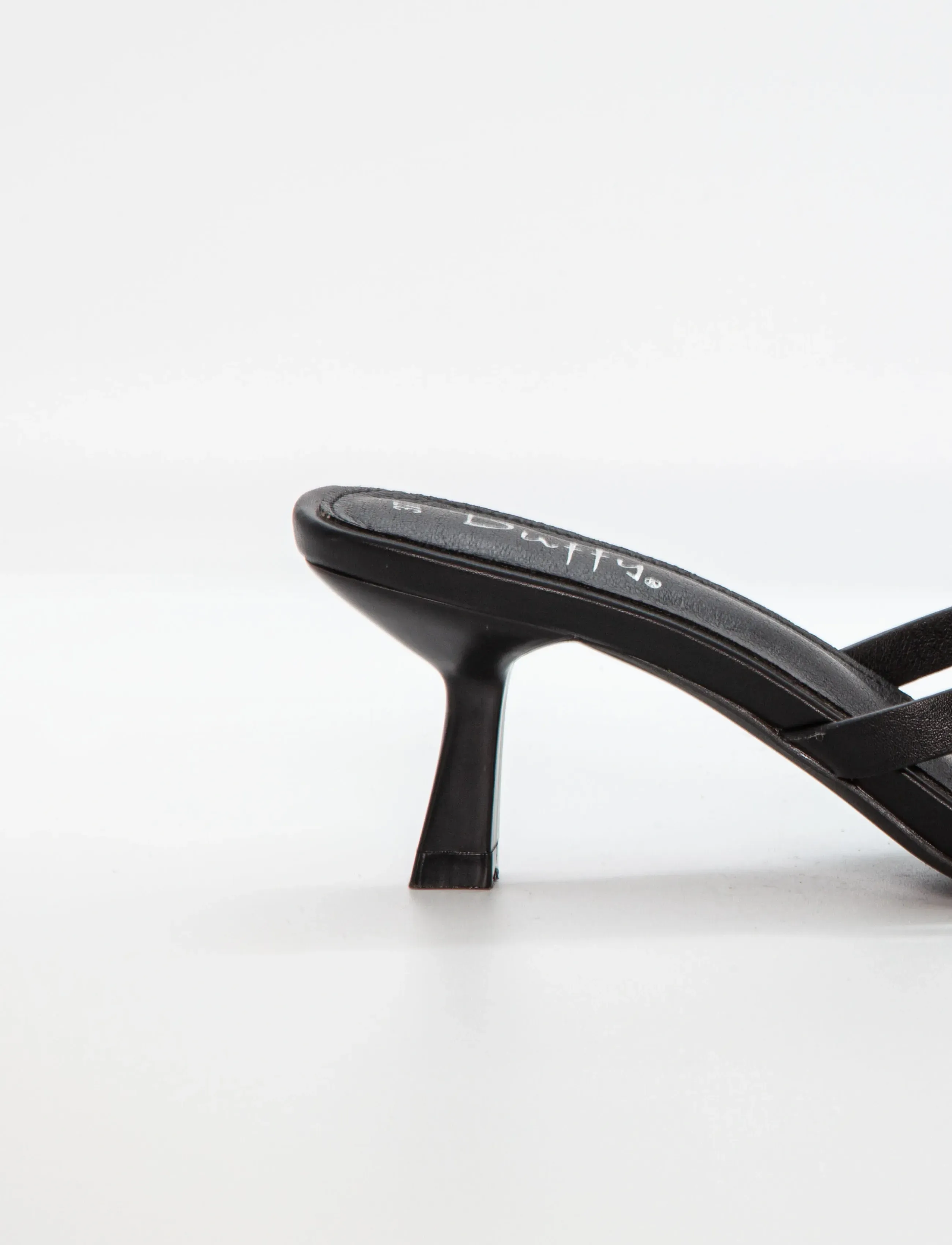 Duffy - CASELLO UNO - pantoletten mit absätzen - black - 4
