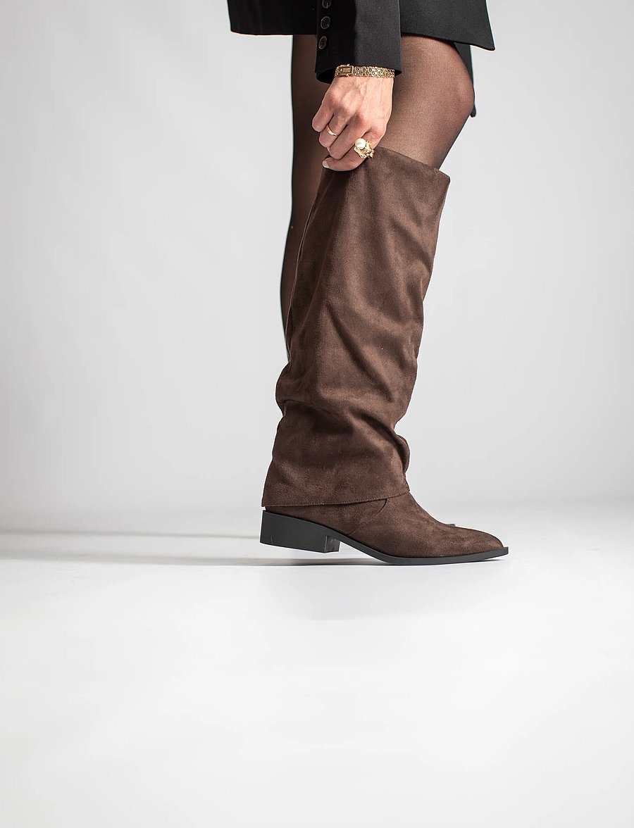 Duffy - VIGNALE UNO - langskaftede støvler - dark brown - 0
