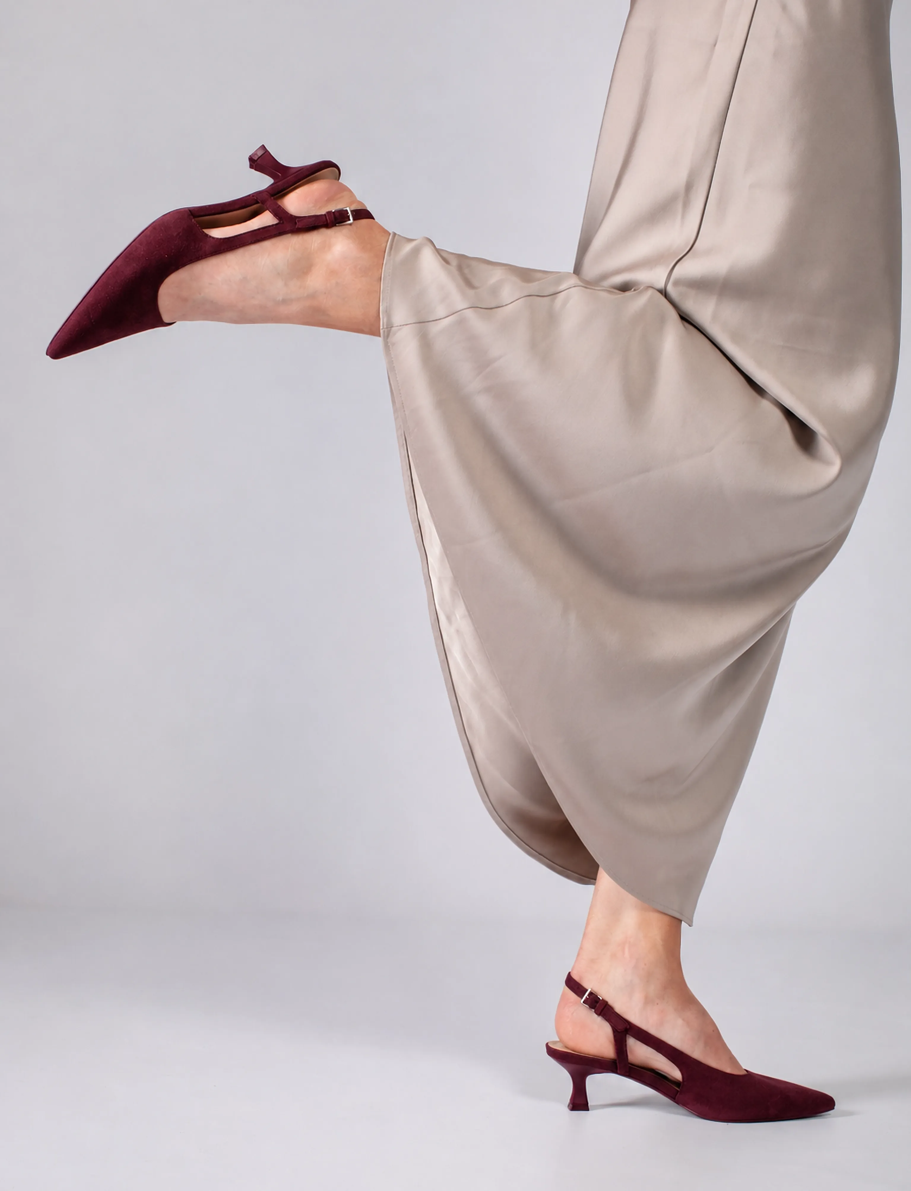 Duffy - LAVELLO CINQUE - heeled slingbacks - bordo - 3
