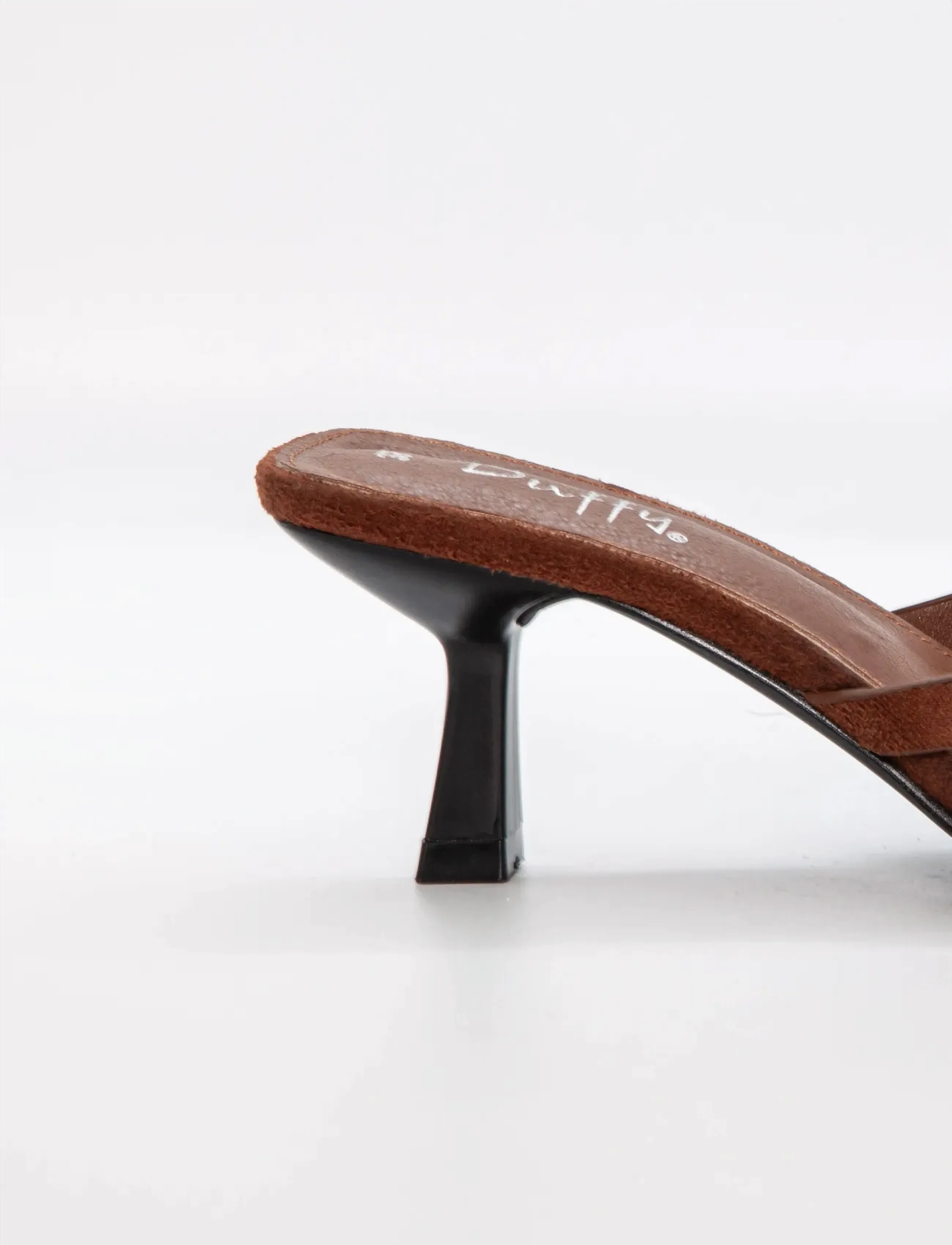 Duffy - CASELLO DUE - buty z odkrytą piętą na obcasach - cognac - 4