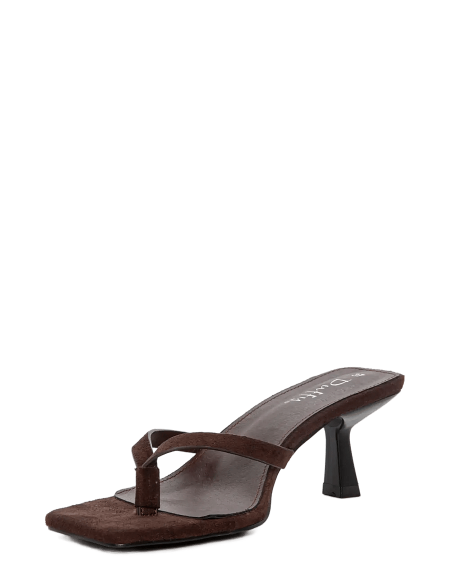 Duffy - CASELLO DUE - mules med hæle - dark brown - 2