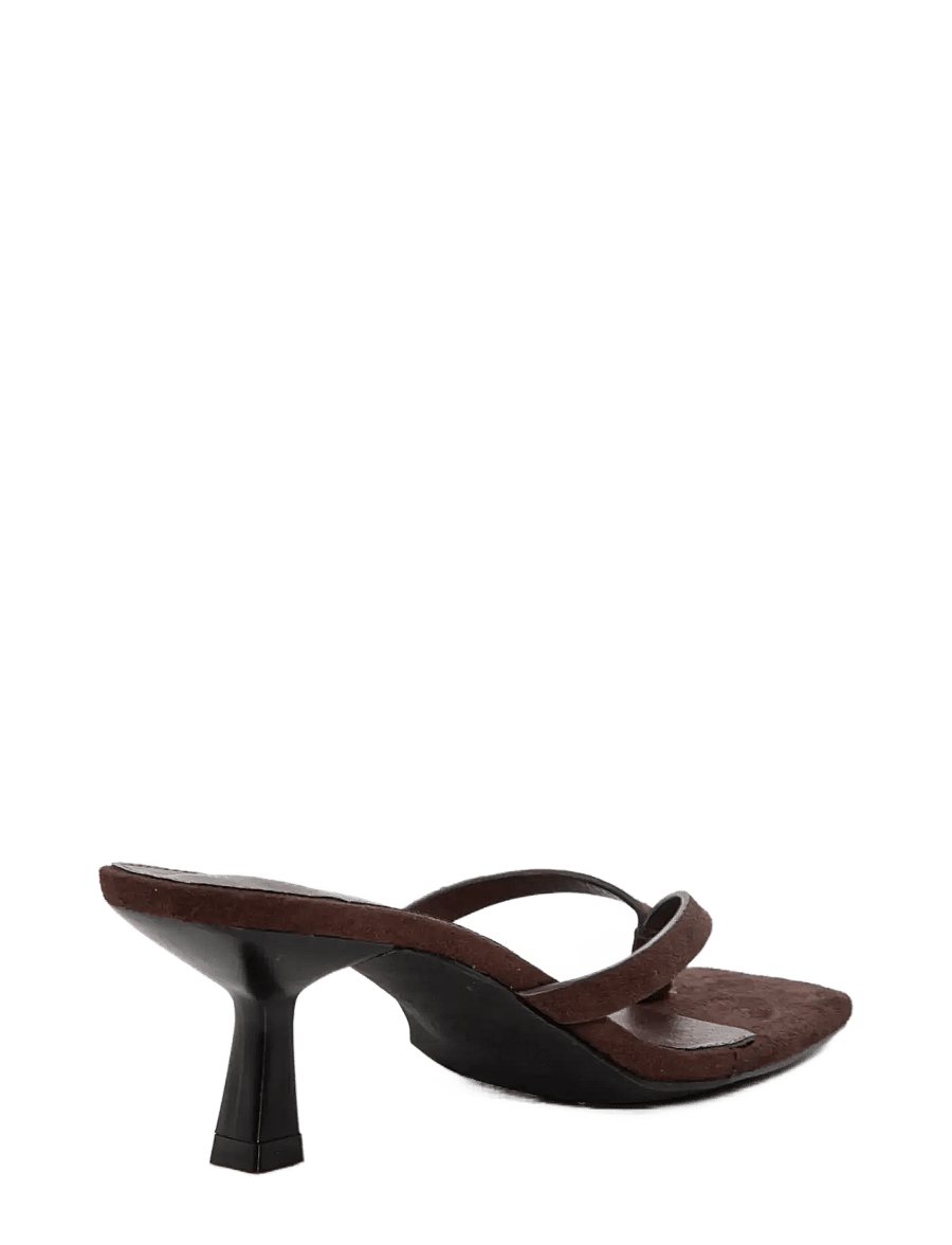 Duffy - CASELLO DUE - mules med hæle - dark brown - 3