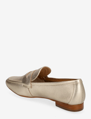 Dune London - gianetta - heeled loafers - gold - 2