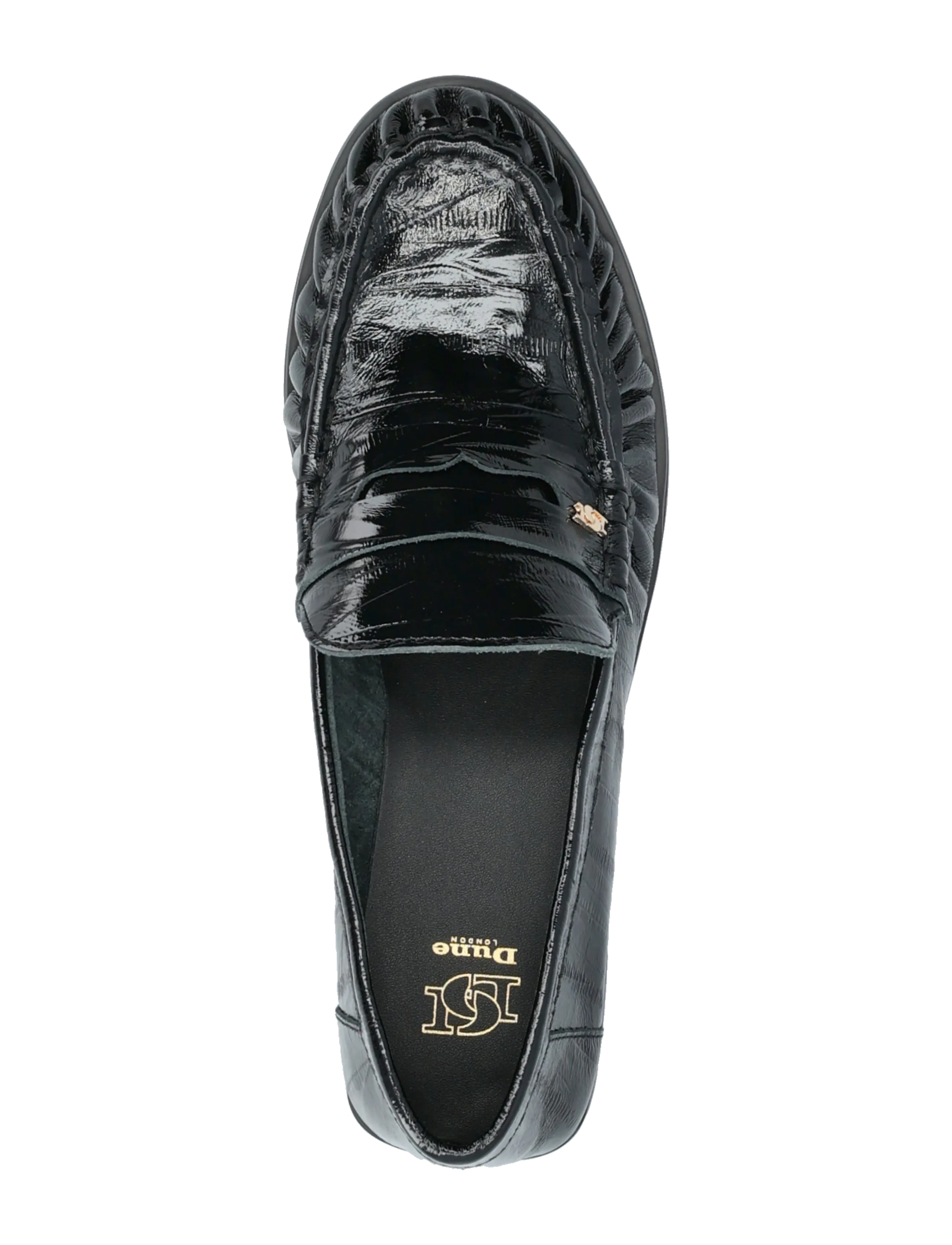 Dune London - grisella - mokasīnveida apavi - black - 3