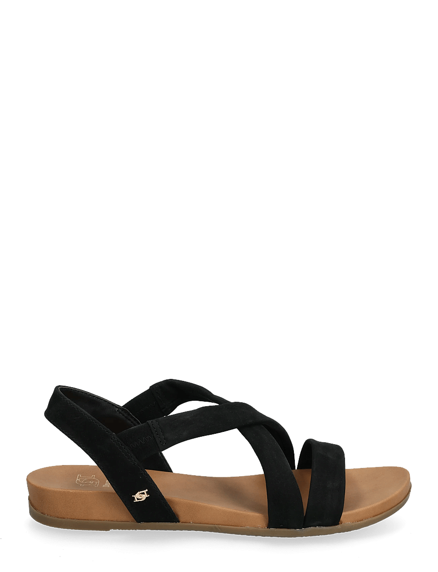Dune London - landies - platta sandaler - black - 1