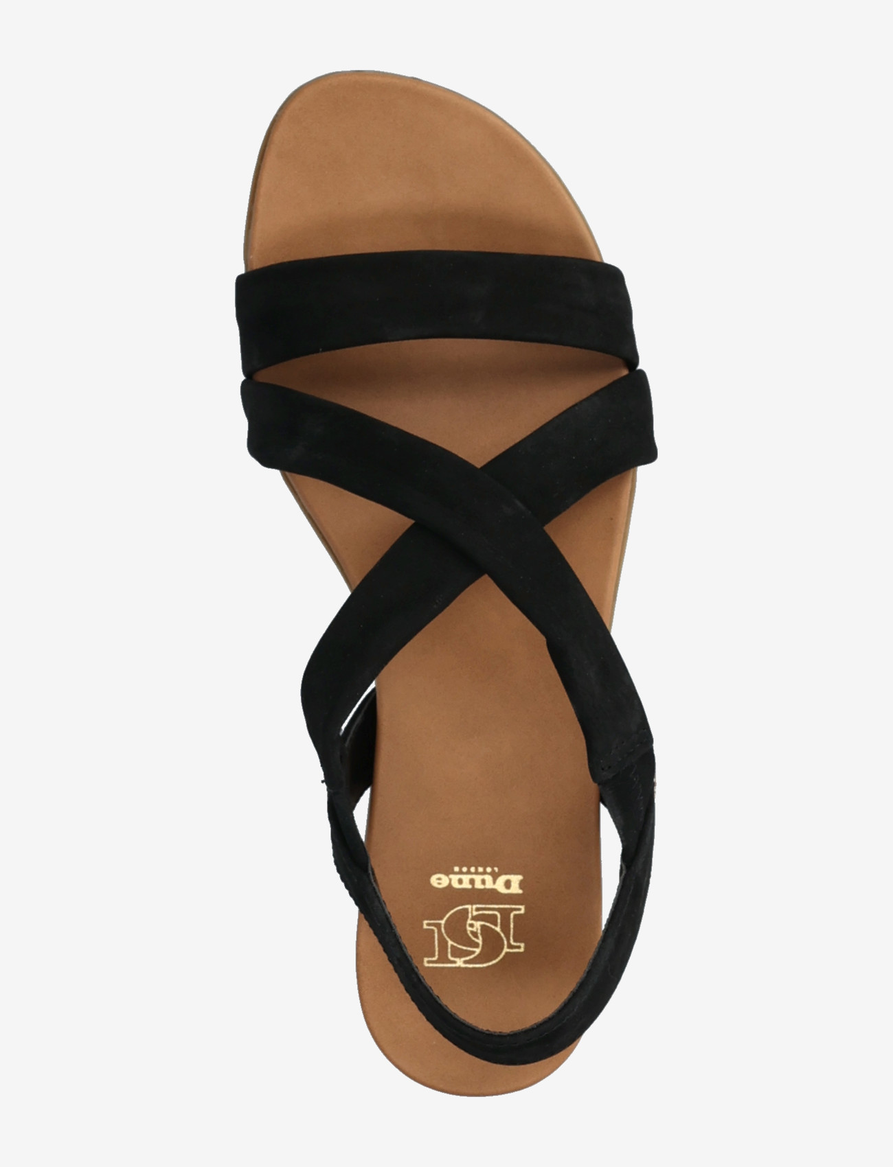 Dune London - landies - lygiapadės basutės - black - 3