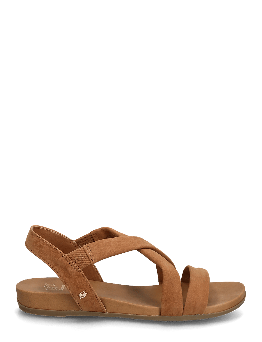 Dune London - landies - flat sandals - camel - 1