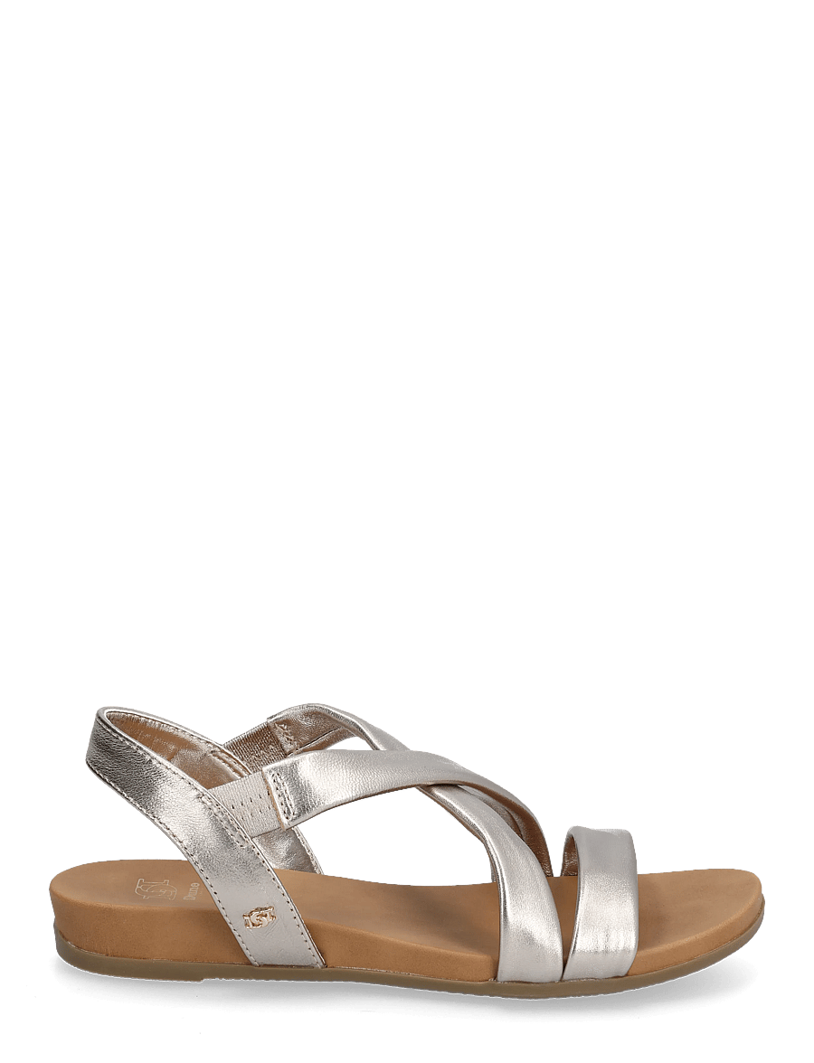Dune London - landies - platta sandaler - gold - 1