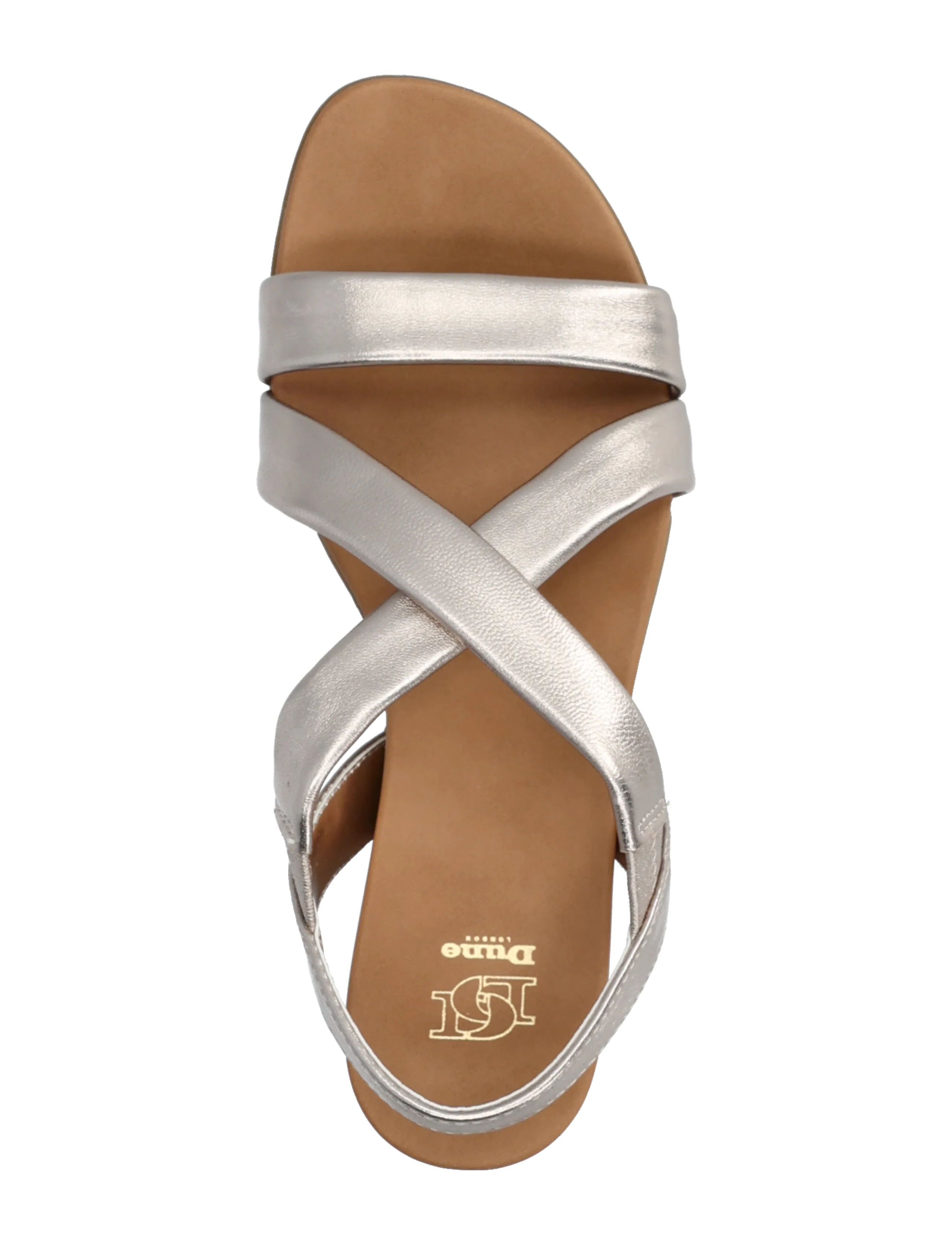 Dune London - landies - flat sandals - gold - 3