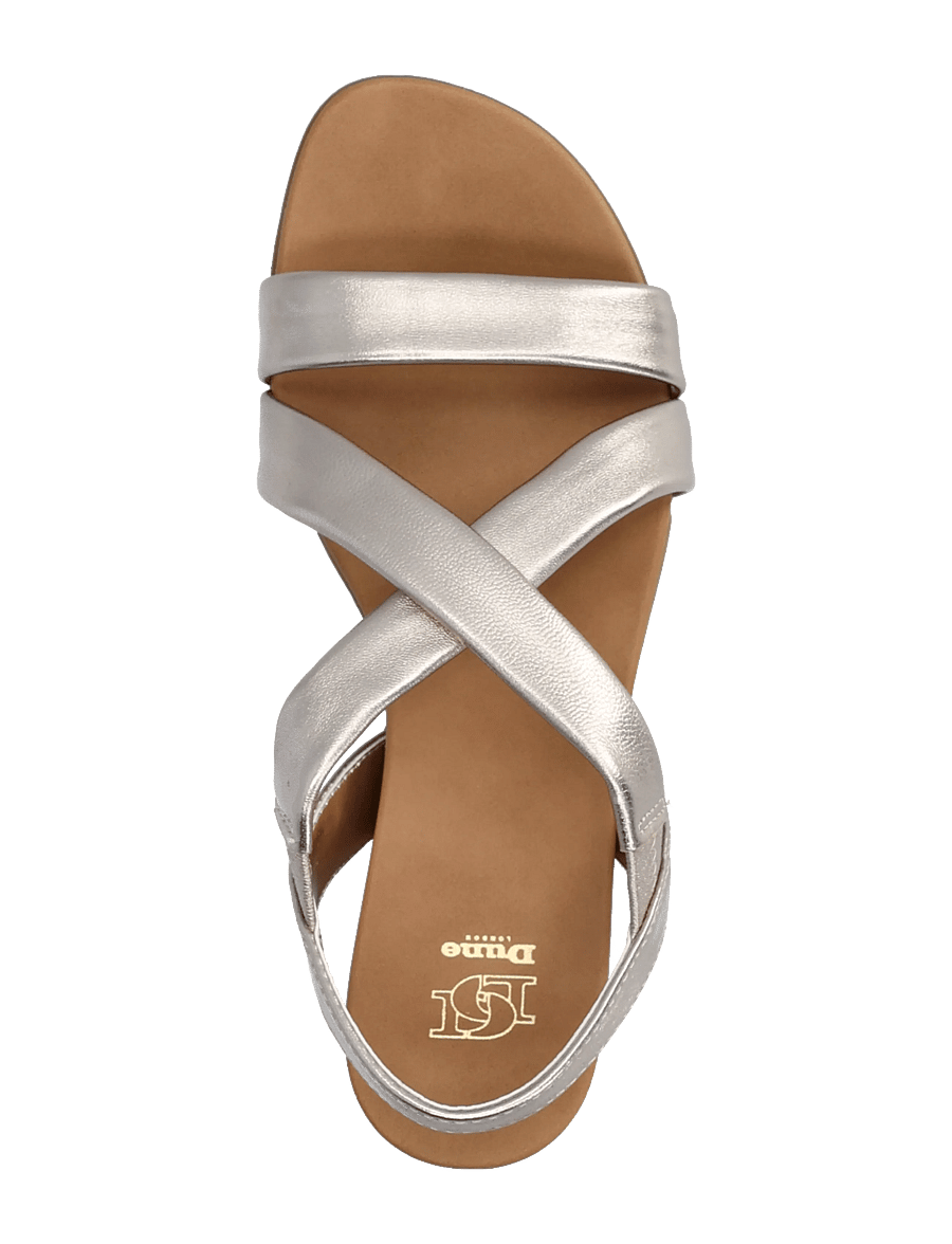 Dune London - landies - platta sandaler - gold - 3