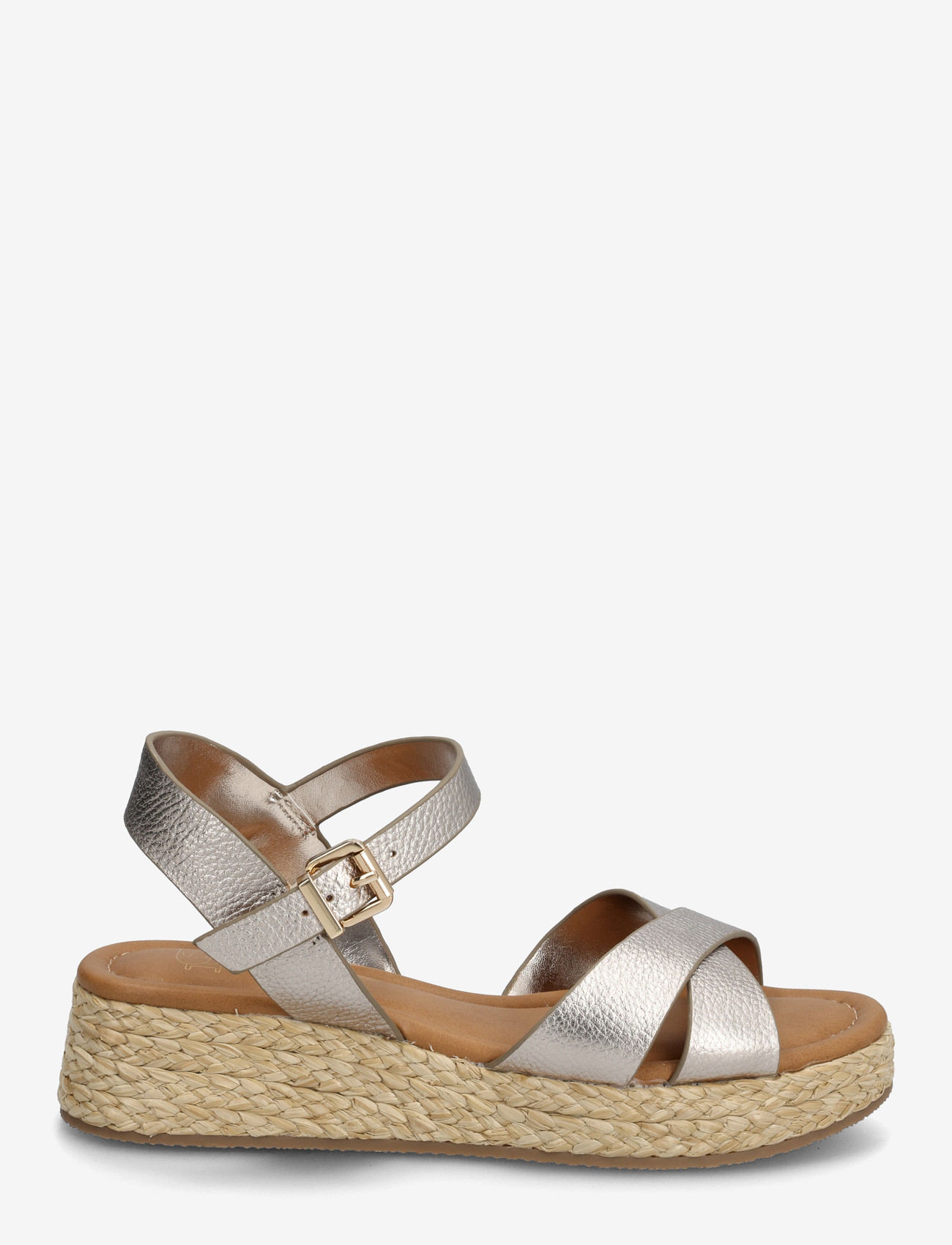 Dune London - littleton - platformsandaler - gold - 1