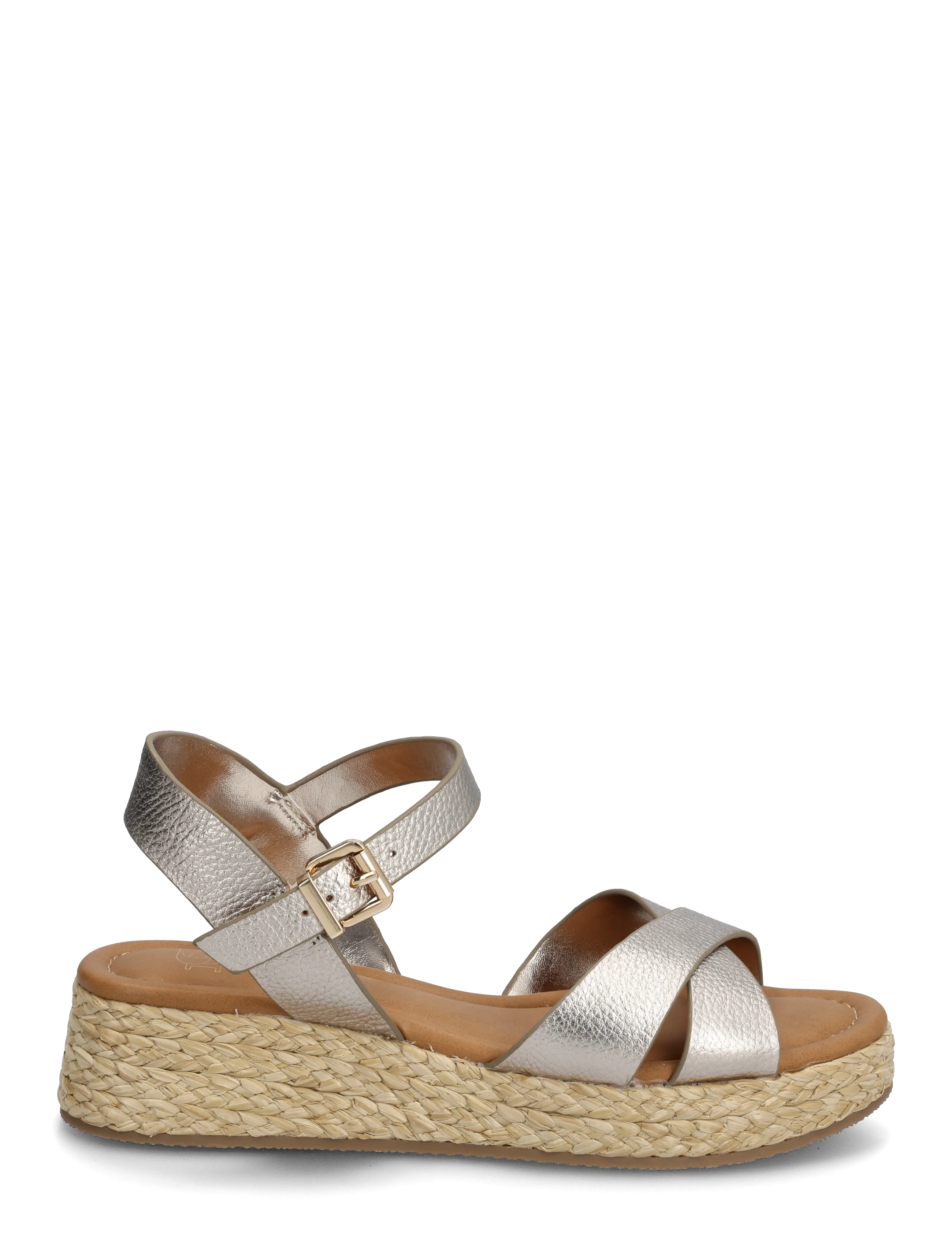 Dune London - littleton - platform sandals - gold - 1