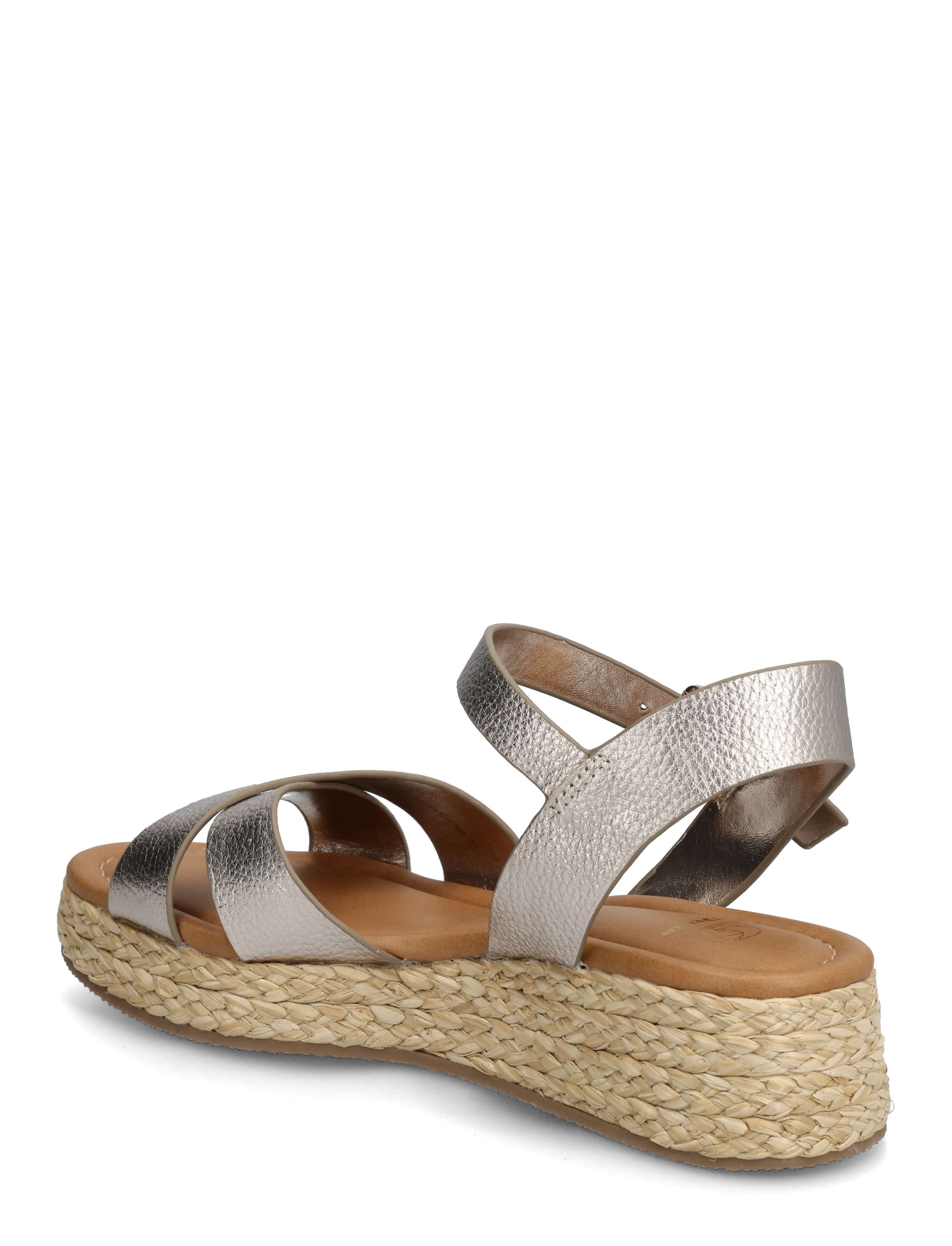 Dune London - littleton - platform sandals - gold - 2