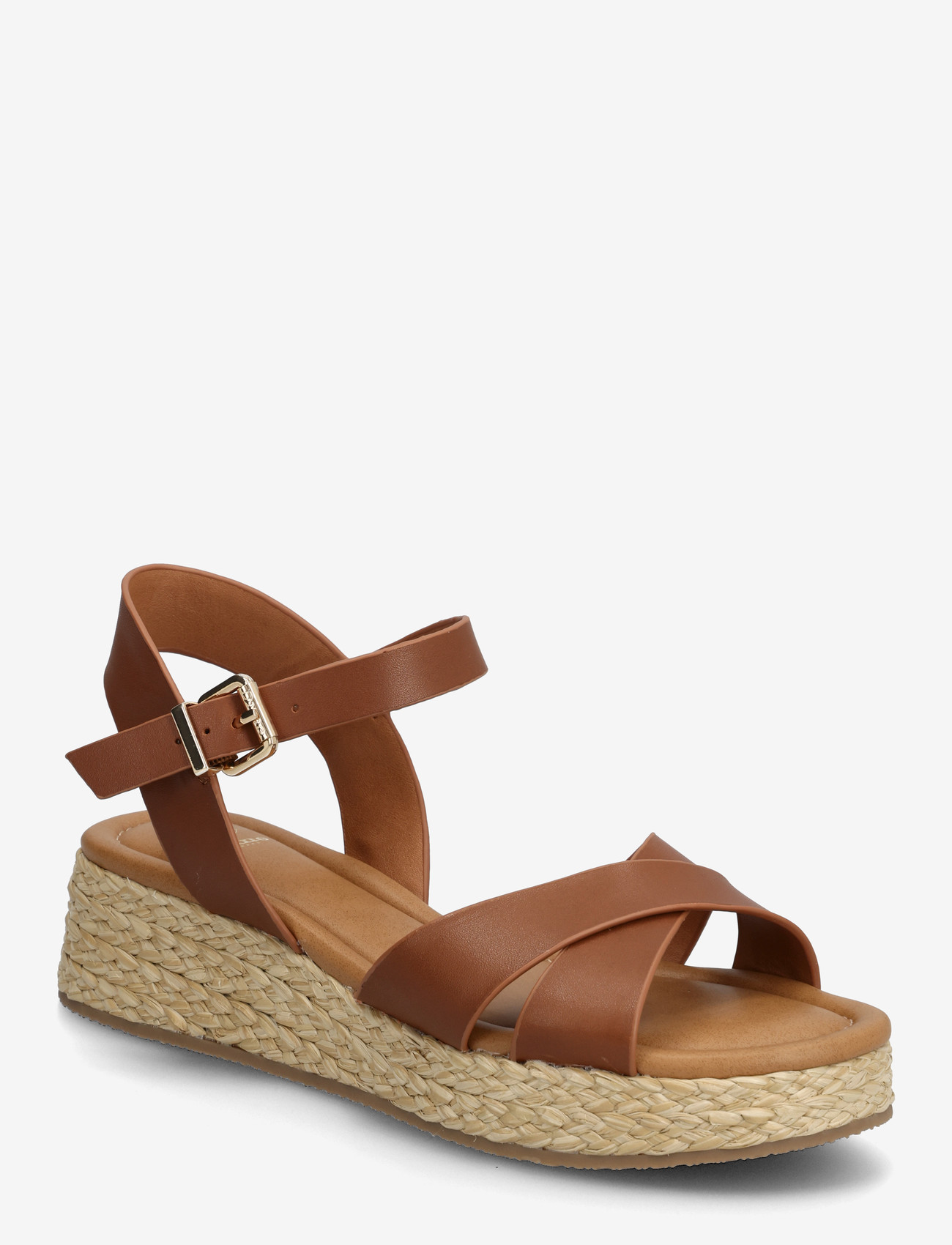 Dune London - littleton - platform sandals - tan - 0