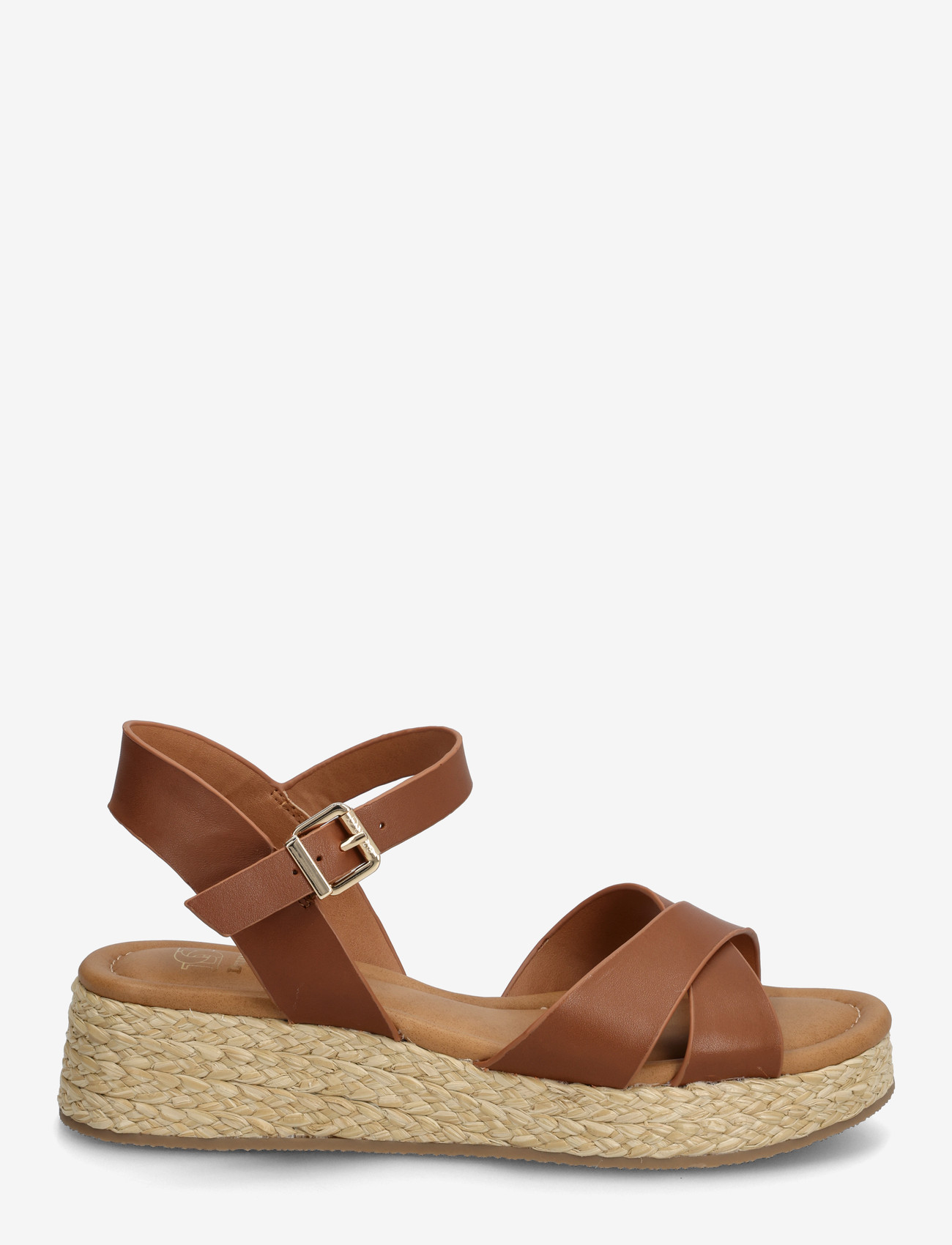 Dune London - littleton - platform sandals - tan - 1
