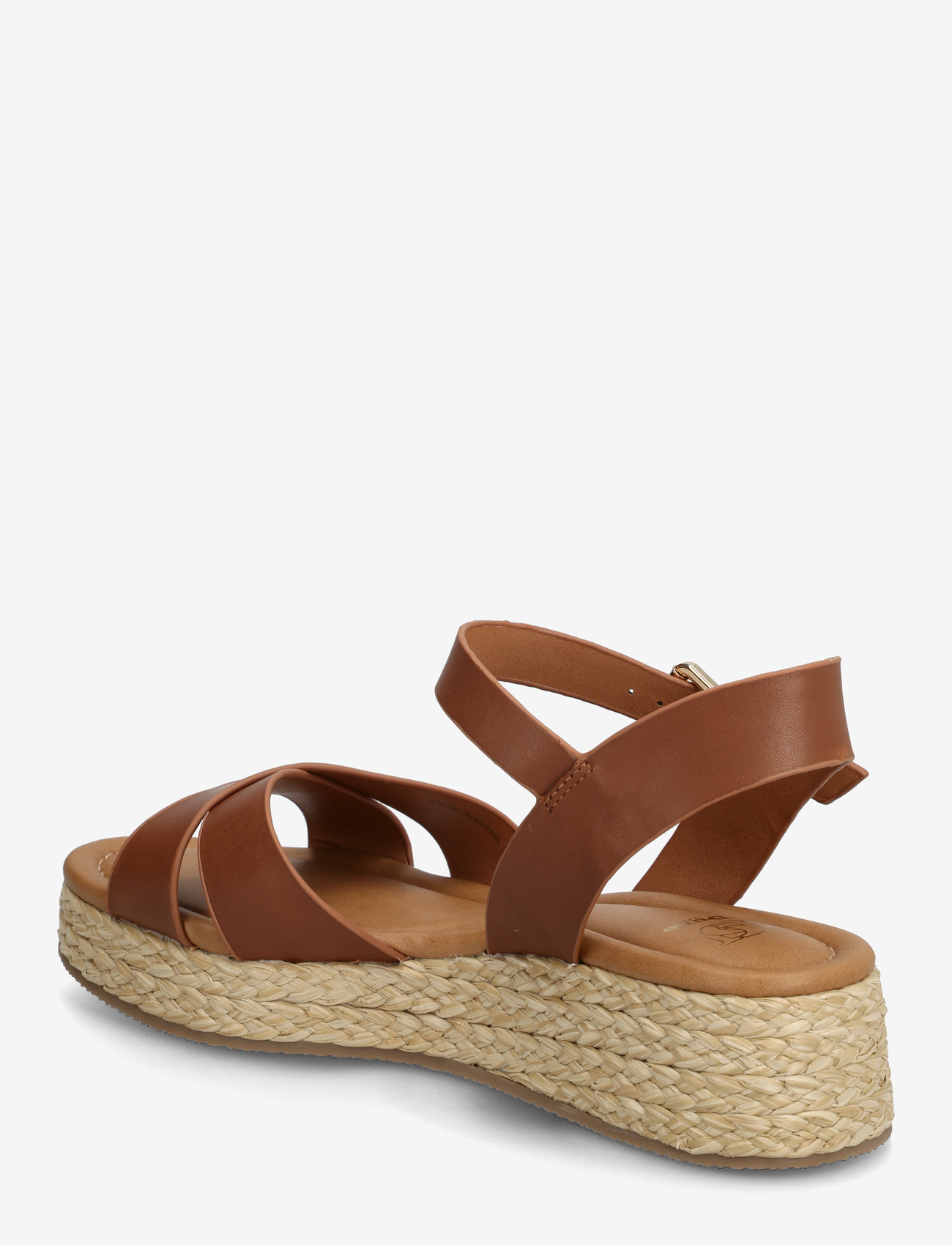Dune London - littleton - platform sandals - tan - 2