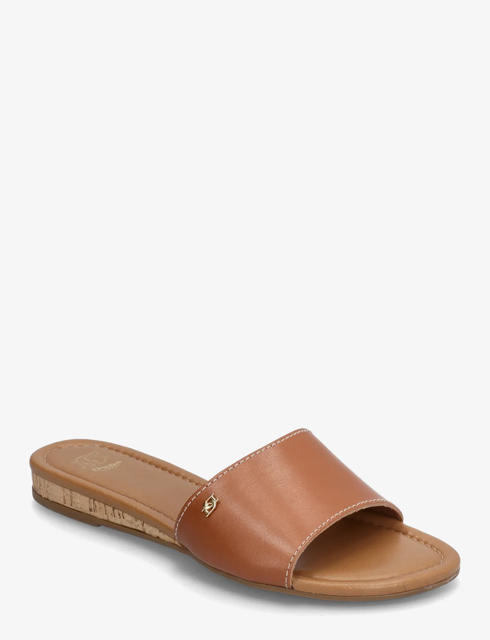 Dune London - lino - platta sandaler - tan - 0
