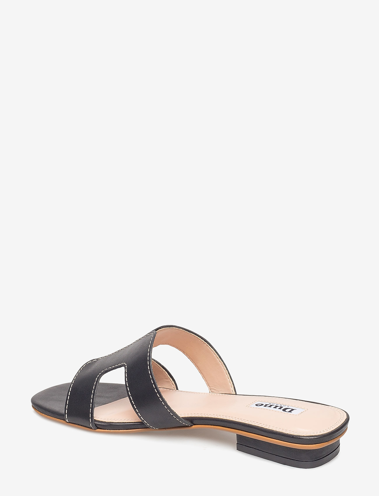 Dune London - loupe - platta mules - black-leather - 2