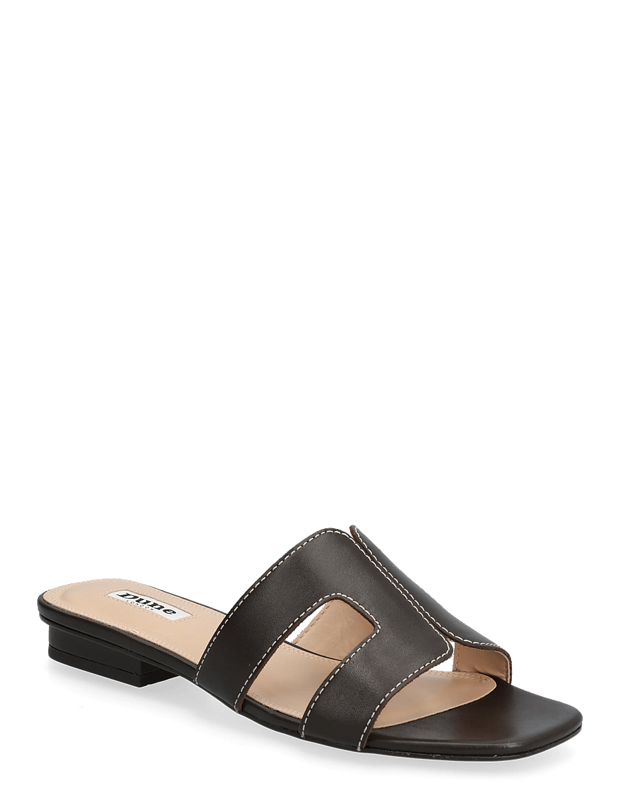 Dune London - loupe - flache pantoletten - brown - 0