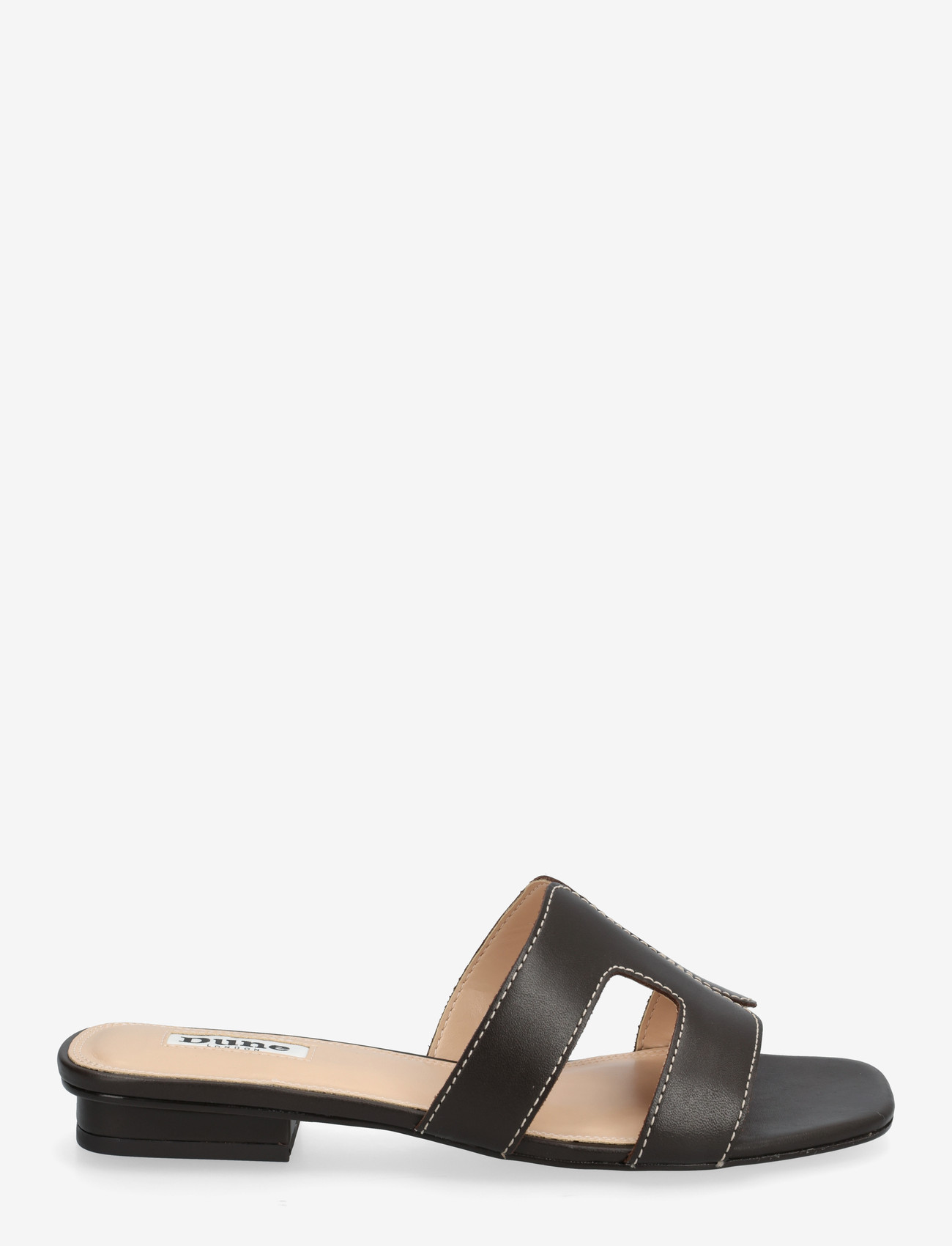 Dune London - loupe - flache pantoletten - brown - 1