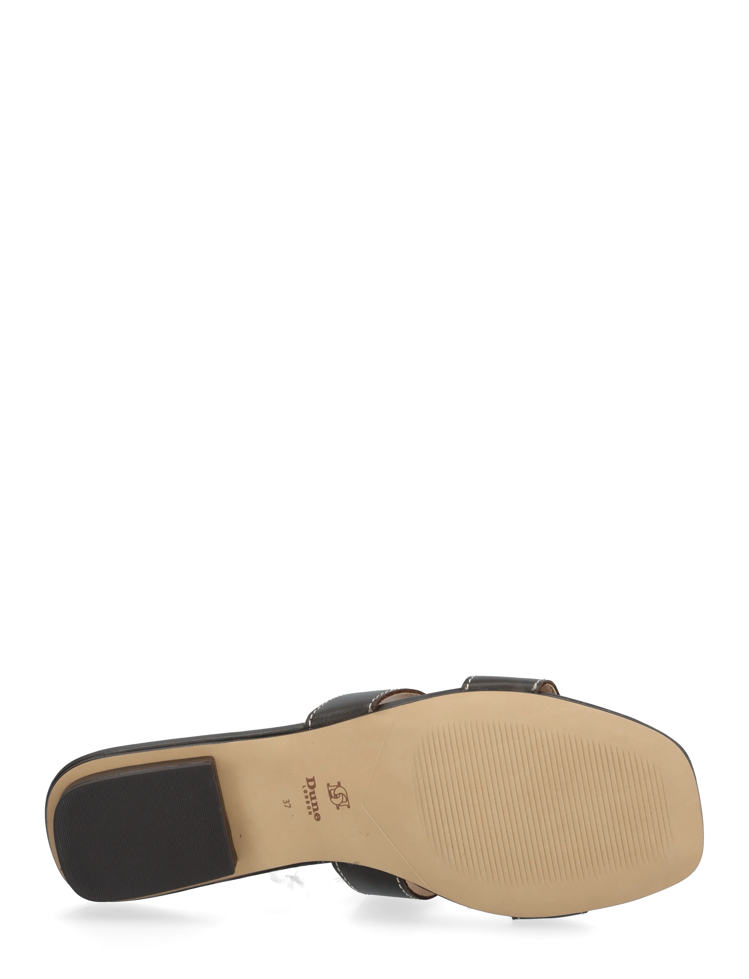 Dune London - loupe - flade mules - brown - 4
