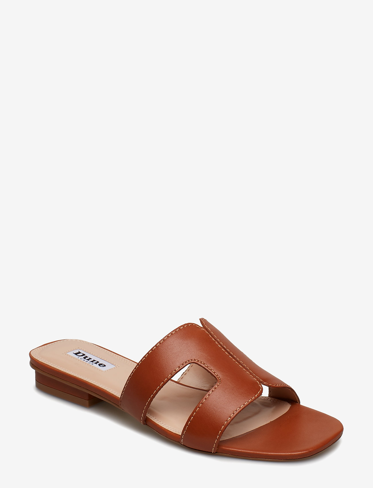 Dune London - LOUPE - kontsata sandaalid - tan-leather - 0